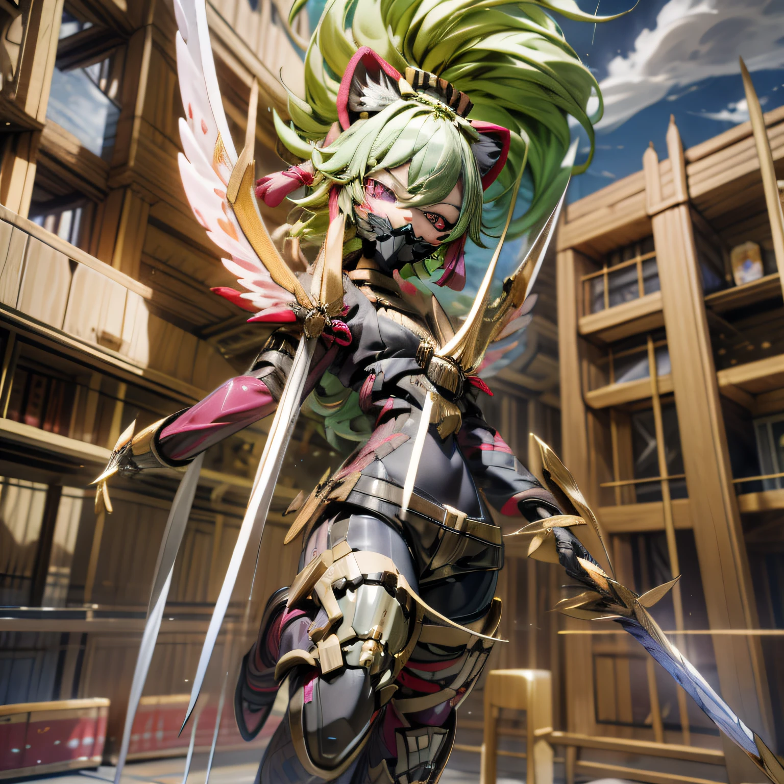 blink, chibi, Complete broker, Mega Mini, The body is steel........, Metal., The legs are steel........, Metal., My favorite cat ears, The wings are steel........, Metal., The gun is metal steel.........
