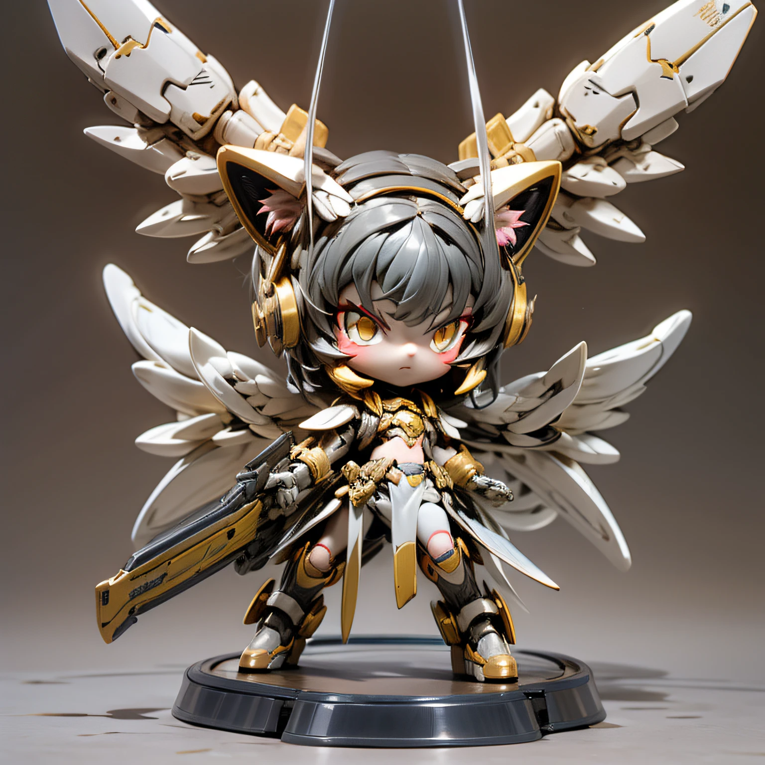 blink, chibi, Complete broker, Mega Mini, The body is steel........, Metal., The legs are steel........, Metal., My favorite cat ears, The wings are steel........, Metal., The gun is metal steel.........