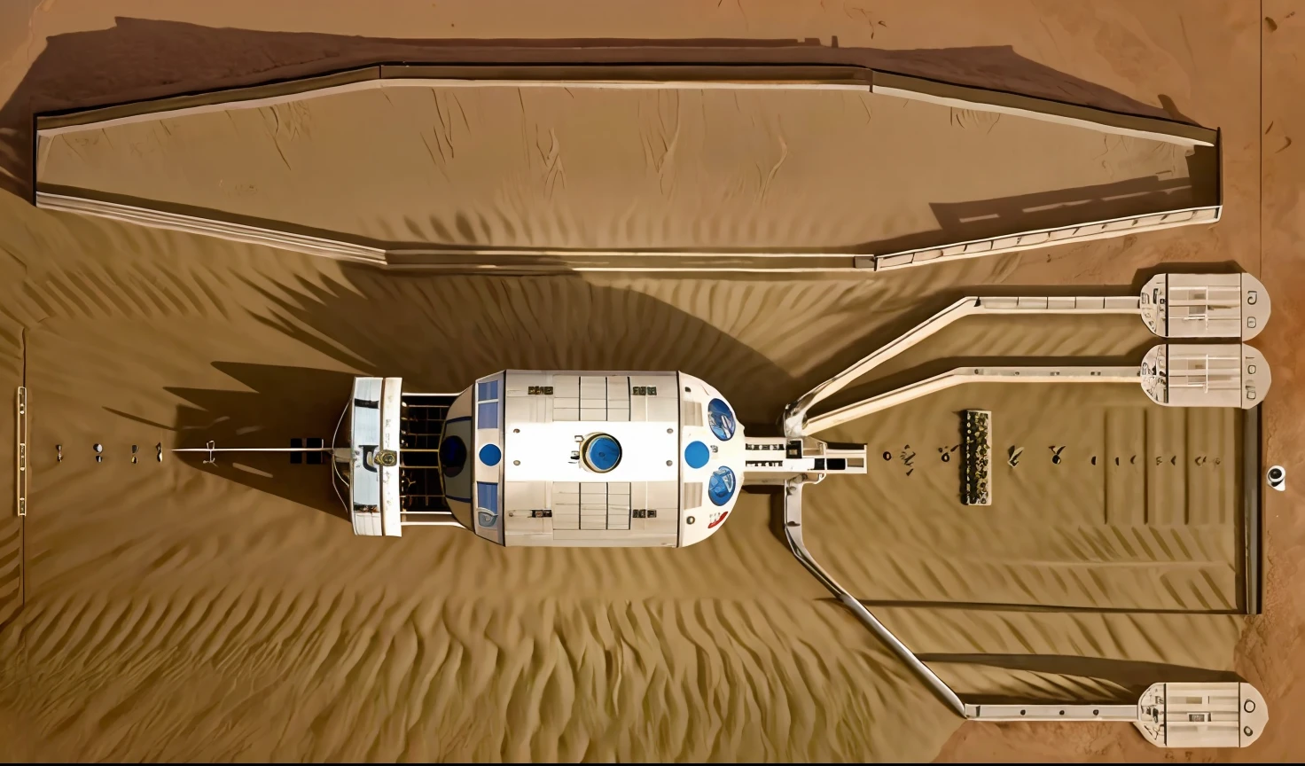 Put the motor in a lunar crater,There is a lunar base nearby,The astronaut,Lunar rover