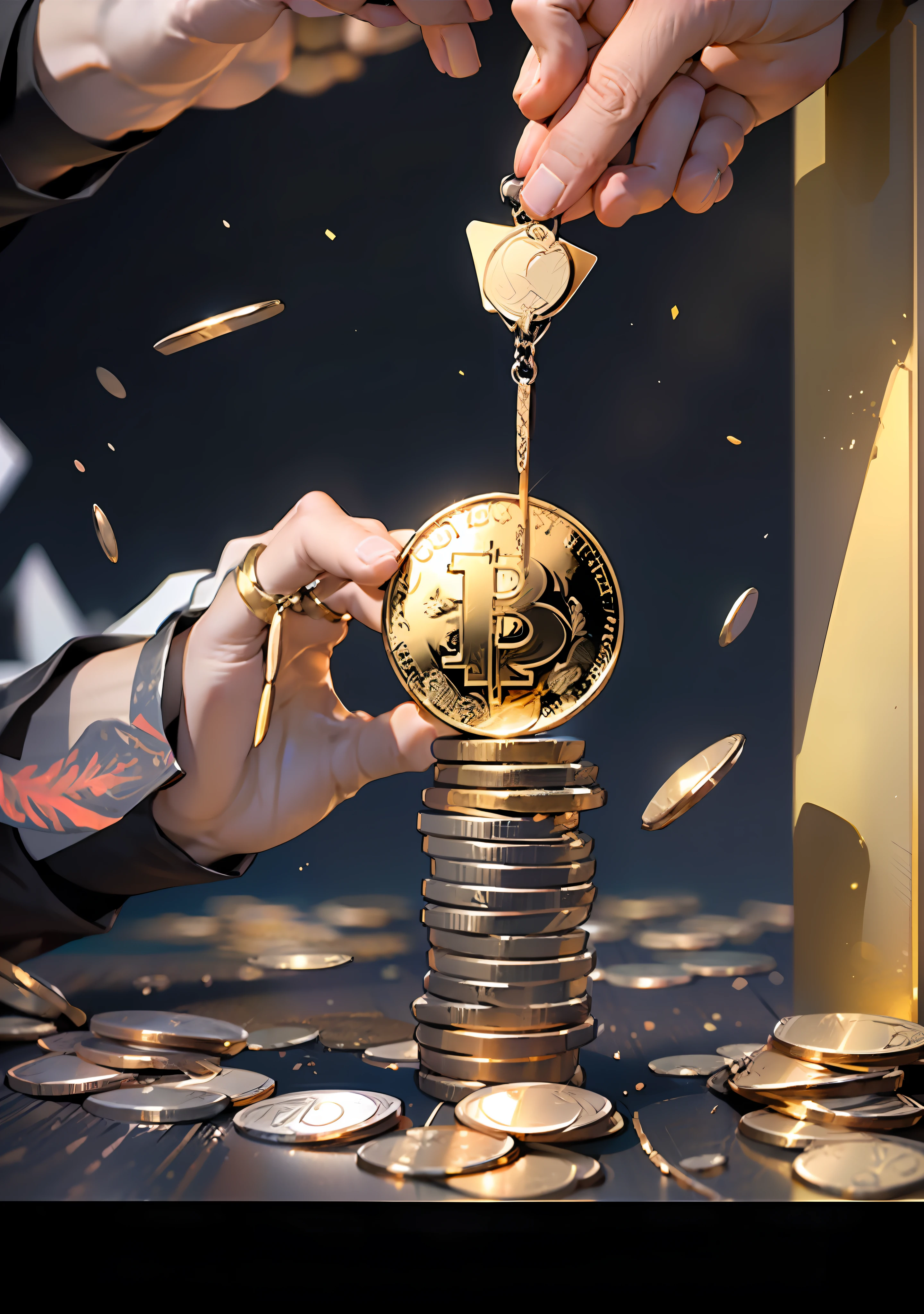 venture capital,Private equity,law，gold coins，investment