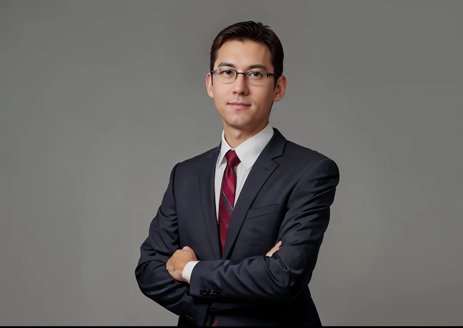 A teacher in a suit and tie,pixar-style,Look ahead,Kind expression,hands spread wide