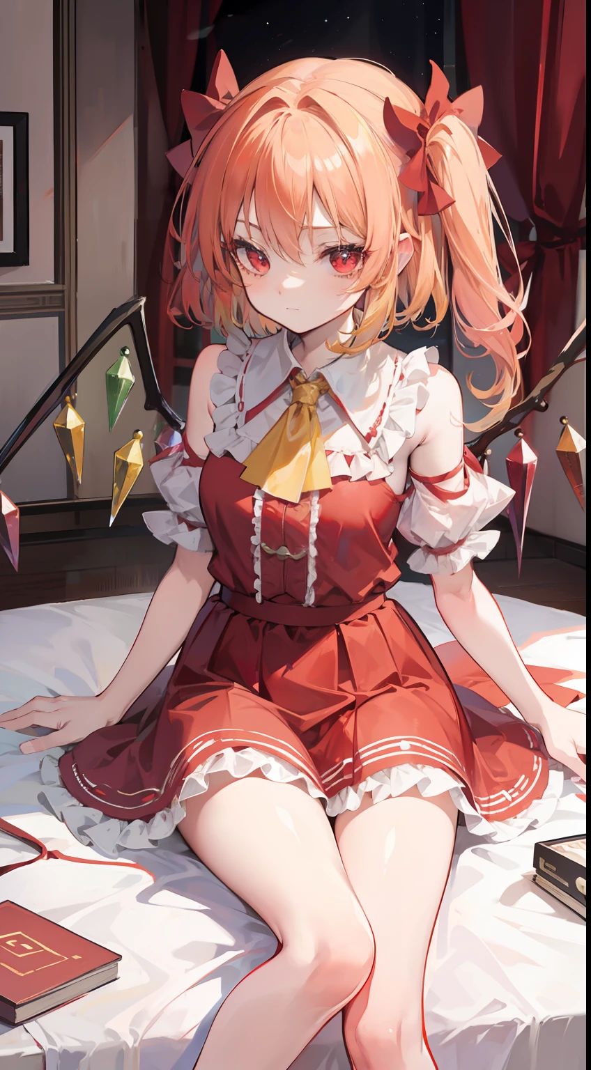 Flandre Scarlet,Touhou project,bedroom