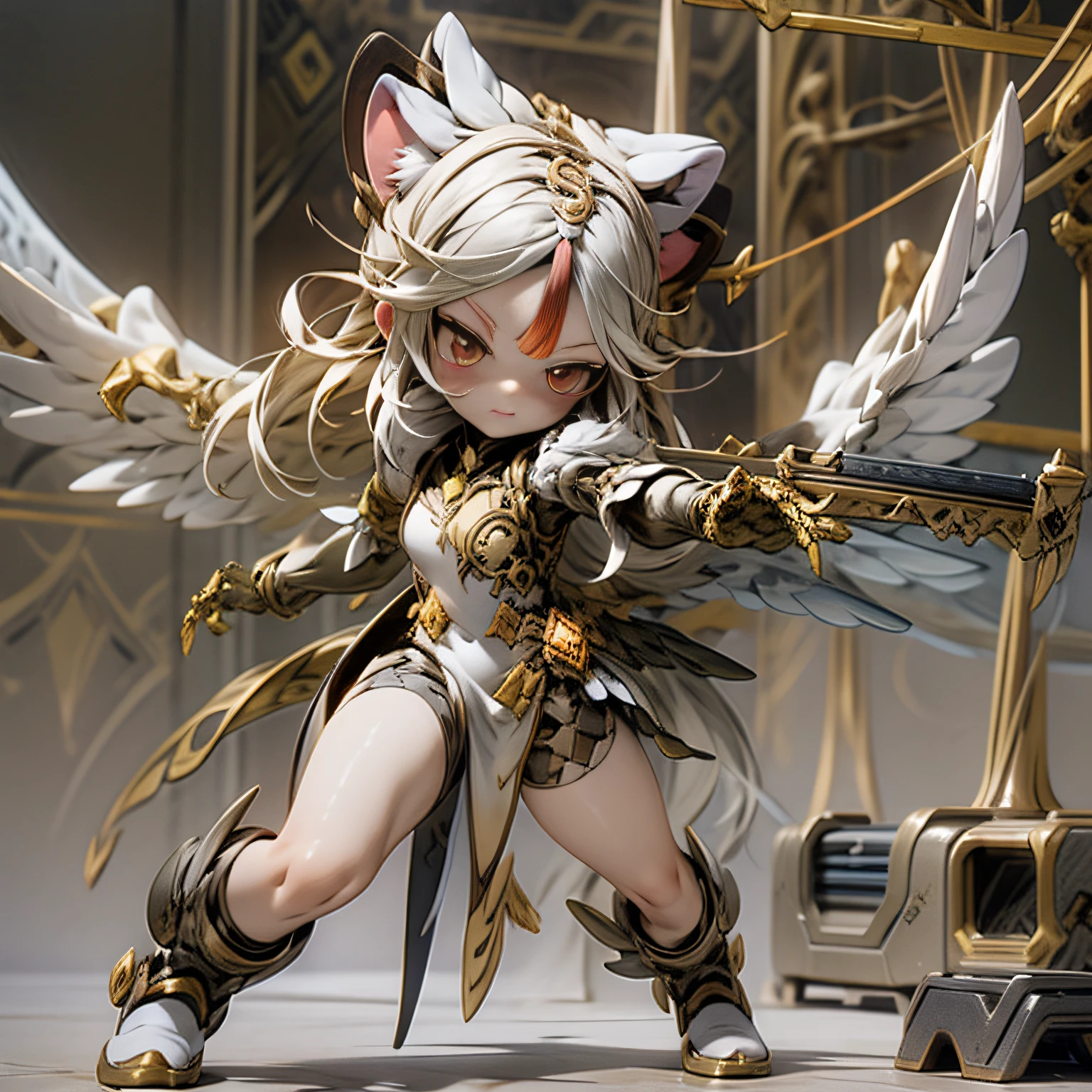blink, chibi, Complete broker, Mega Mini, The body is steel............, Metal., The legs are steel............, Metal., My favorite cat ears, The wings are steel............, Metal., The gun is metal steel.............