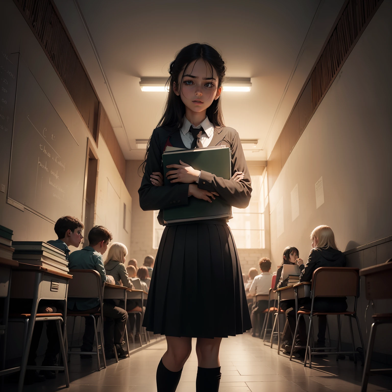 We don't need no education We don't need no thought control No dark sarcasm in the classroom Teacher, leave them kids alone Hey, teacher, leave them kids alone All in all, it's just another brick in the wall All in all, you're just another brick in the wall, hd, abstract, horror, panoramic