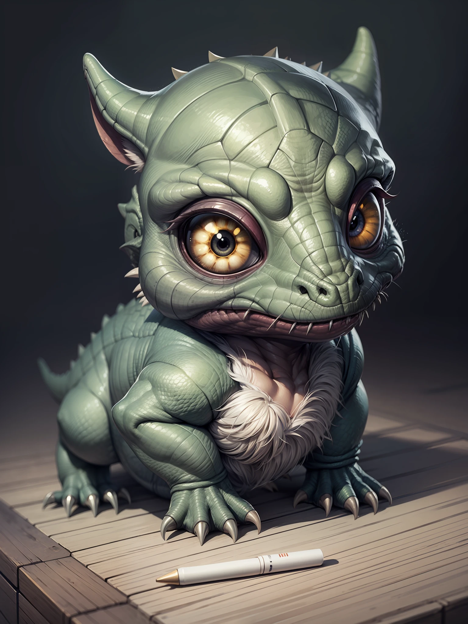Draw a baby dinosaur with line art, sophisticated, luxurious, --auto --s2