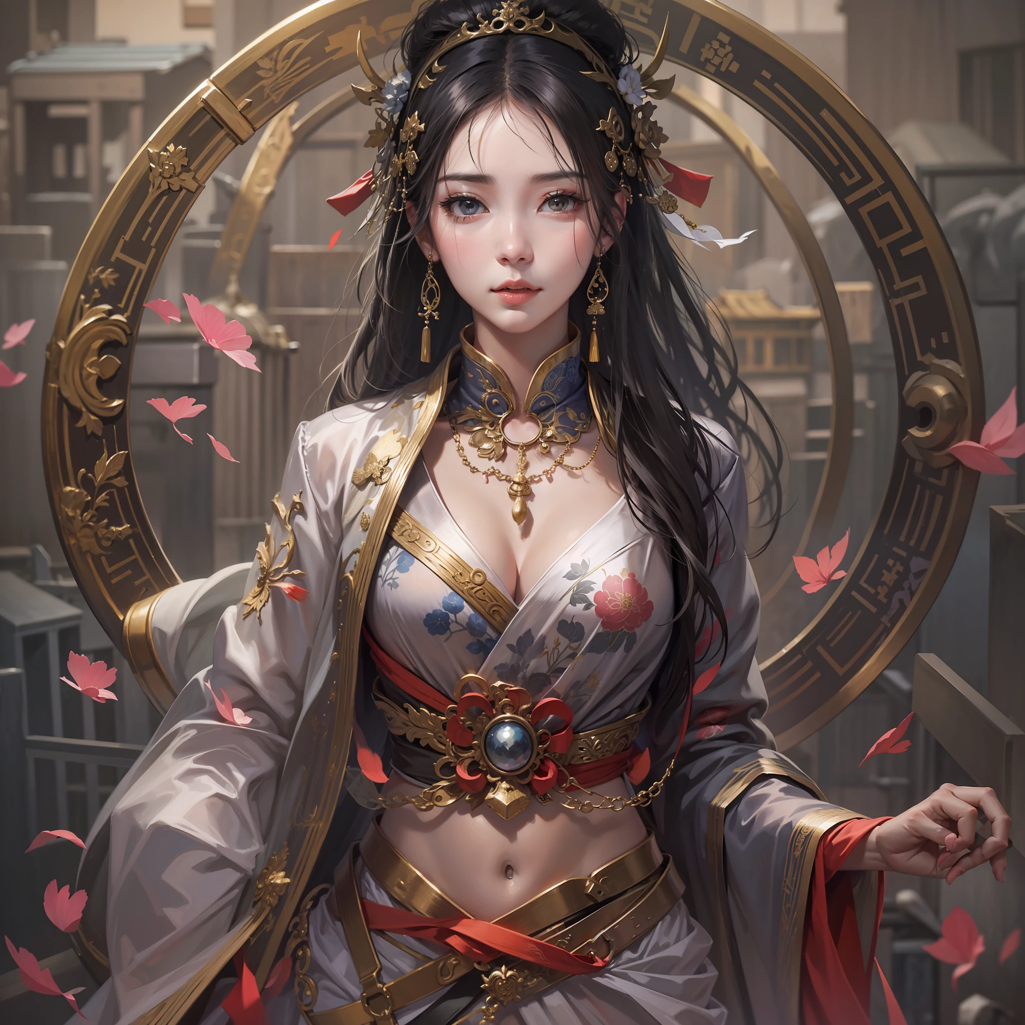 best qualtiy,tmasterpiece,超高分辨率,(realisticlying:1.4),xiuxian,arma,Detal Face,
1girll,独奏,arma,,(Magical Circle:1.2),xiuxian,The upper part of the body,a beauty girl,full bodyesbian,east asian architecture,jacket,buliding,(tmasterpiece)Full of fairy
