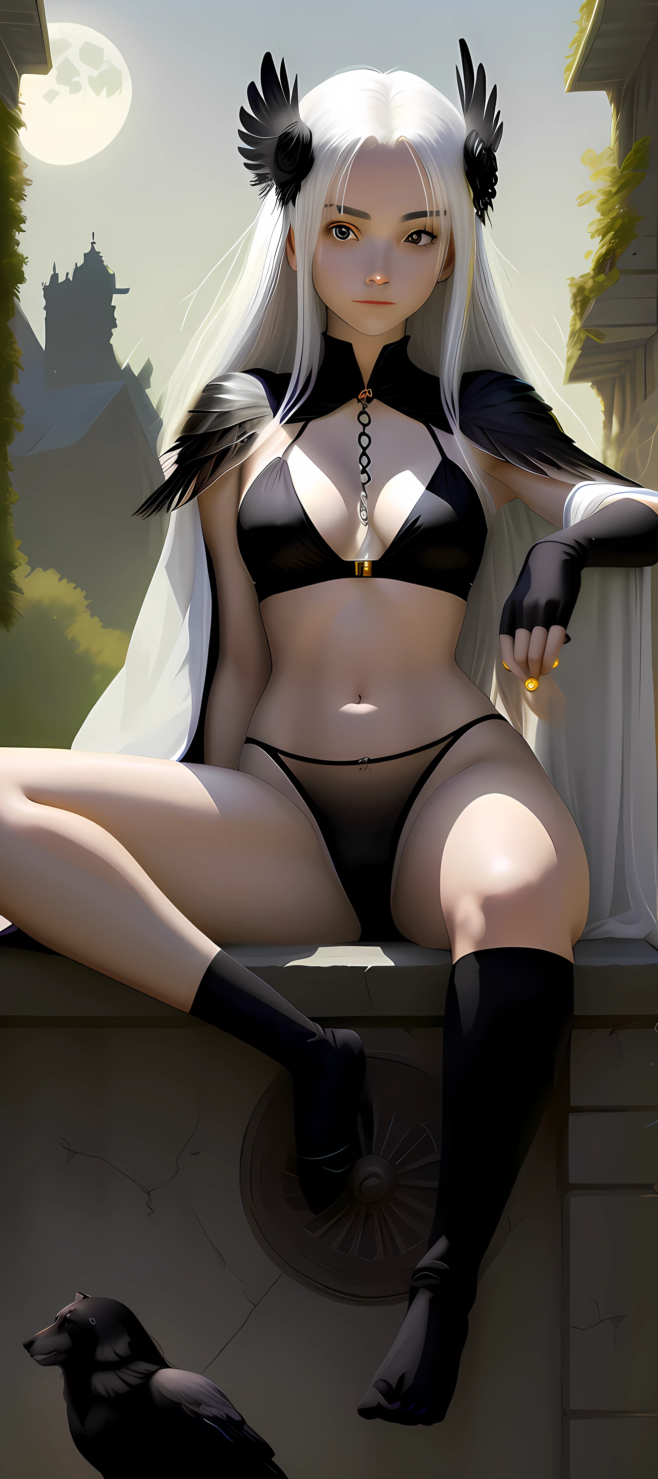 1girll, reba,huge boob, 独奏, 耳Nipple Ring, jewely, long_hair, upper_body,