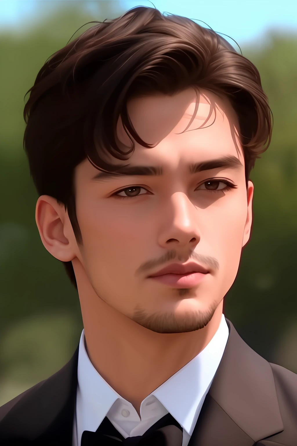 Handsome boy realastic face 8k video