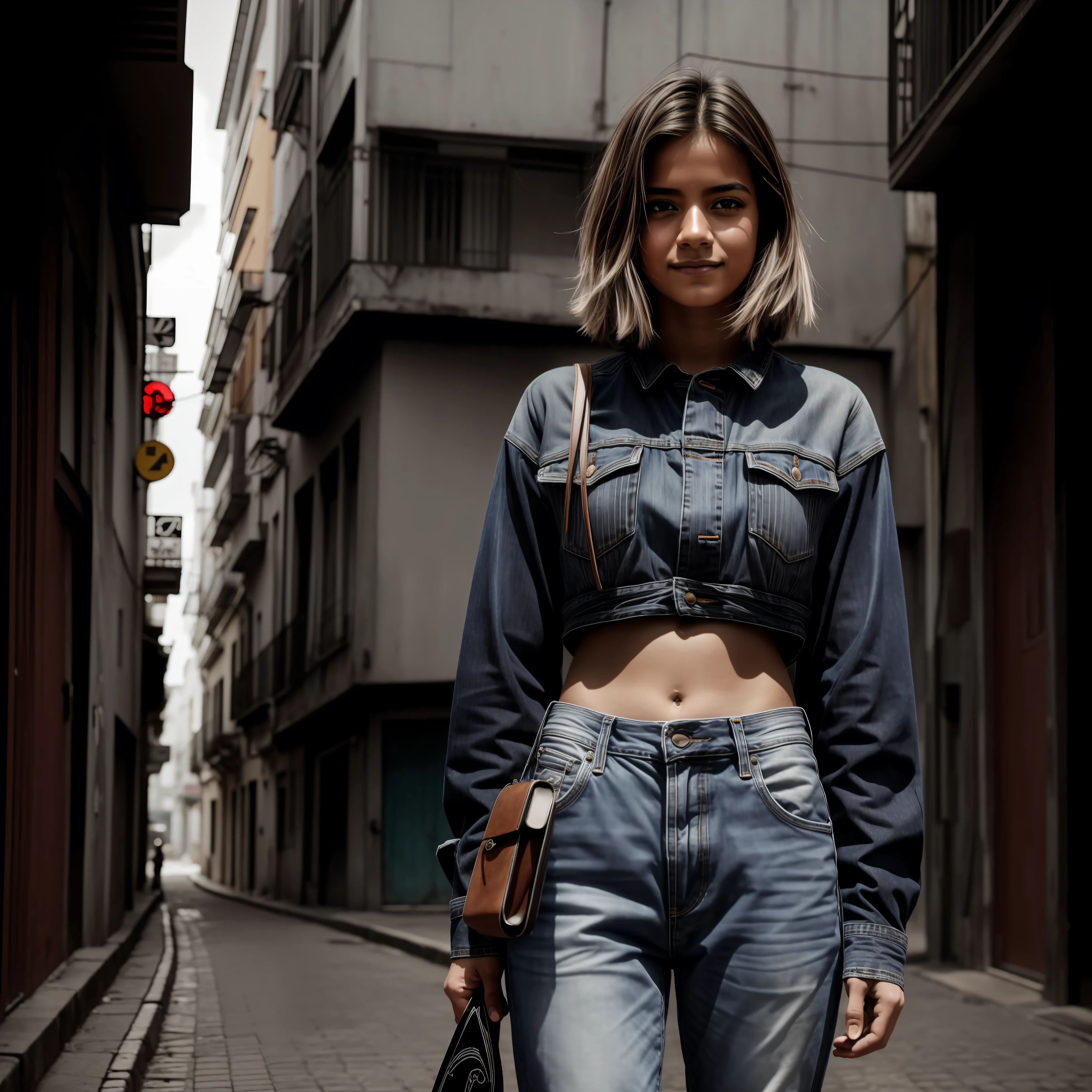 Realista, homens, cores abstratas, textura, grain of film, poros da pele, dusty atmospheric haze, vinheta, rugas:0.2 intrincado hasselblad dslr RAW foto de retrato 1.2 sorrindo melancolicamente, little goth chick, nerd, wearing (jeans preto apertado angustiado)1.4, vestindo um (regata)1.2, (coques espaciais)1.3, (sardas)1.1, estilo contato visual nofilter selfie, posando contra uma janela molhada chuvosa com vista para um chuvoso (neon solarpunk)1.2 city street at night, (retroiluminado)1.2, (grain of film)1.2, cinematic film frame, jeans escuro baixo, tatuagens de rosas, botas de combate, melancholy smile