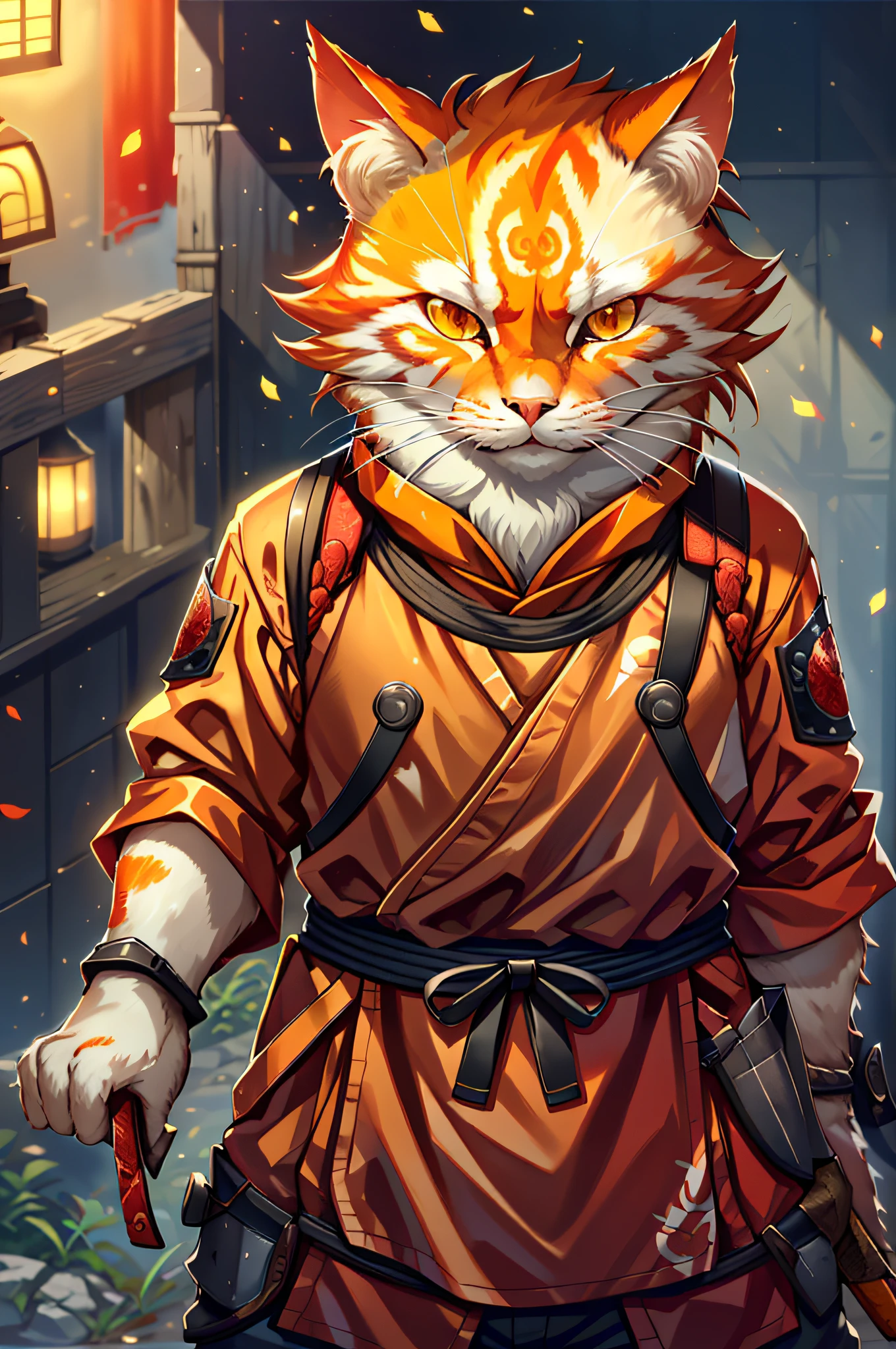 C4titude orange, Dressed samurai