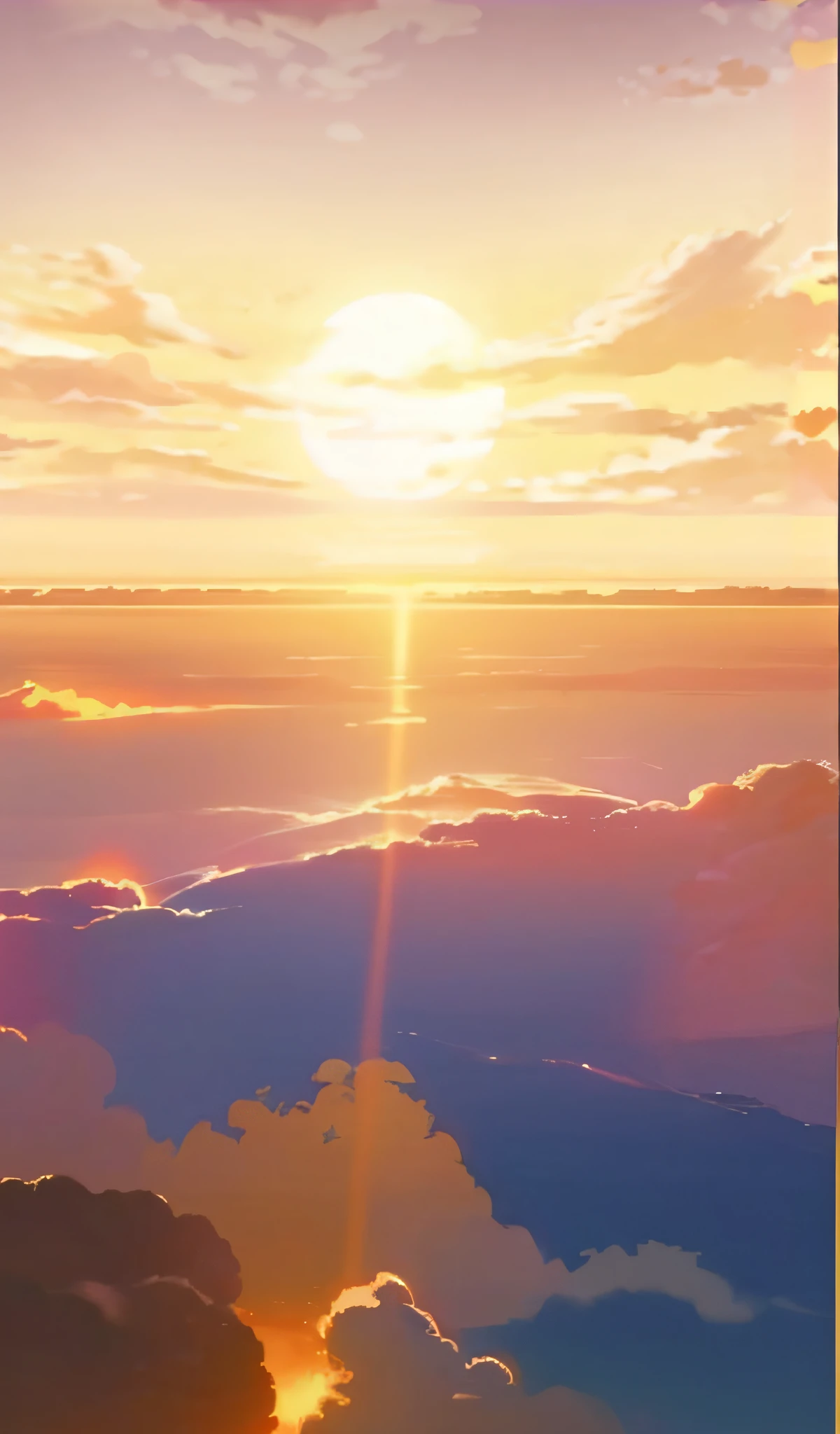 Anime anime wallpaper of ocean sunset, anime backgrounds, watching the sunset. Anime, Sunset background, sunrise background, golden hour background, Anime Sky, anime beautiful peace scene, Dawn background, Atmospheric anime, anime still frame, Anime landscapes, ((Sunset)), anime atmospheric, Anime landscape, beautiful anime scenes, Anime background art, daytime ethereal anime