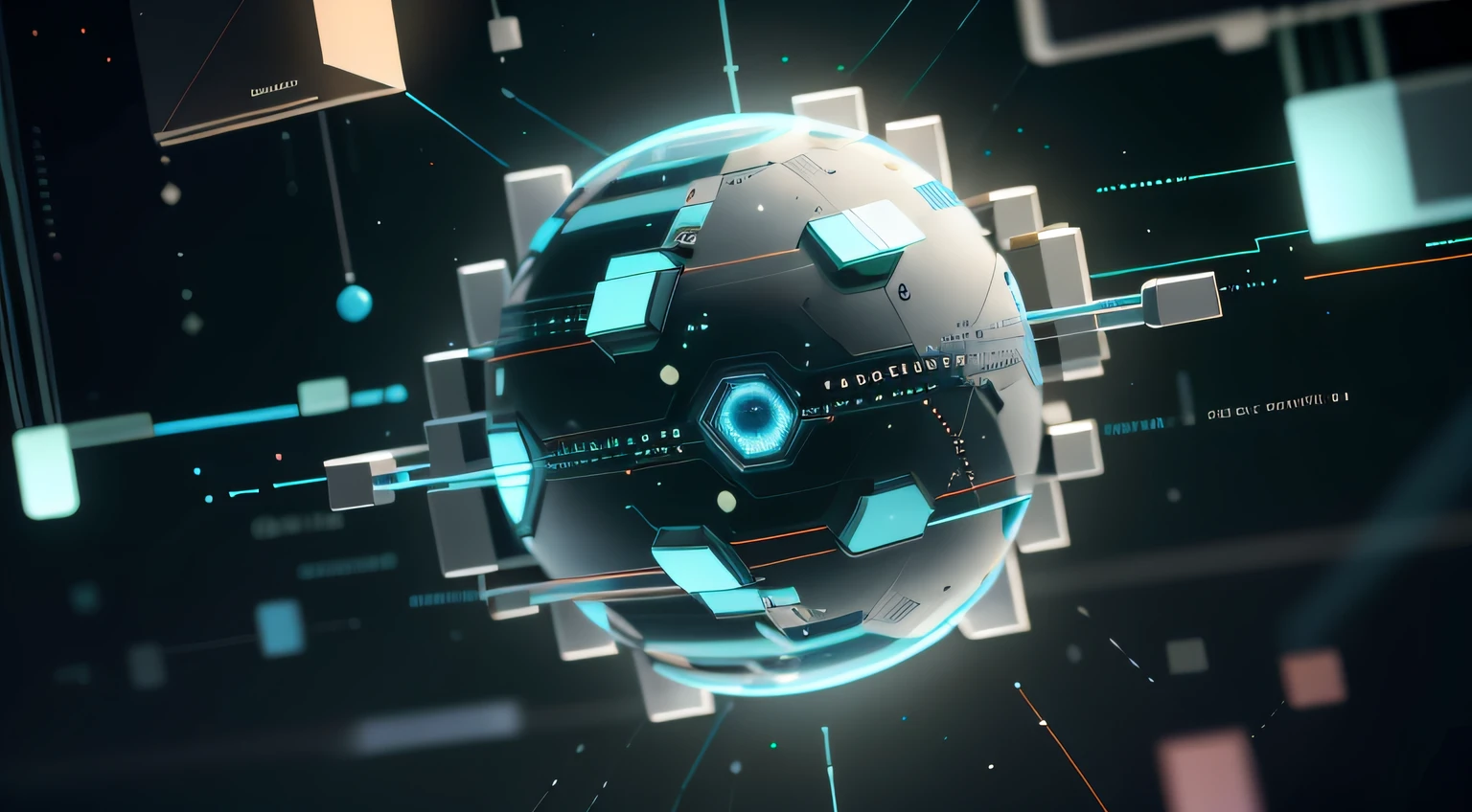 NodesTech,data-space,Floating nodes,holograph,Technologie