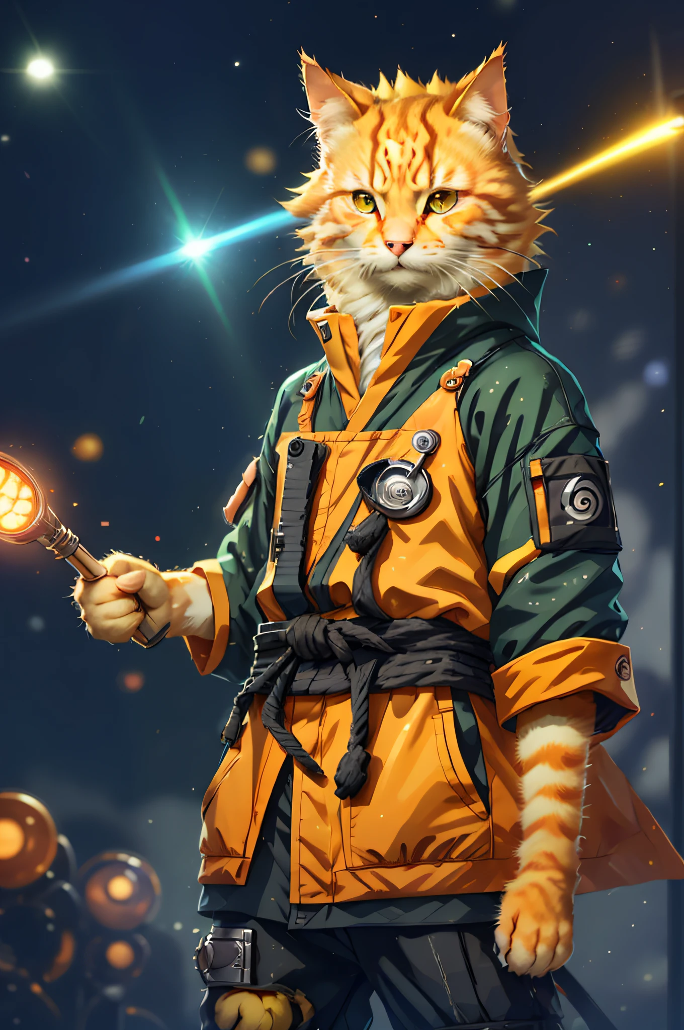 C4titude, naruto costume,stage light, Laser light, Dazzling lights