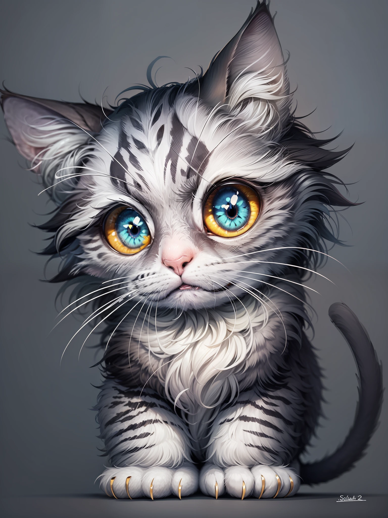 coloring page of a cute cat. use clean lines and leave plenty of white space for coloring. simple line art.one line art. clean and minimalist line. --auto --s2