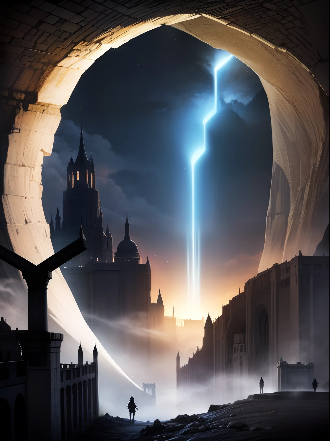 Underground、From above、Castles、caves、Future Ruins、Light shining、The dim、foggy、Empire Destroyed
