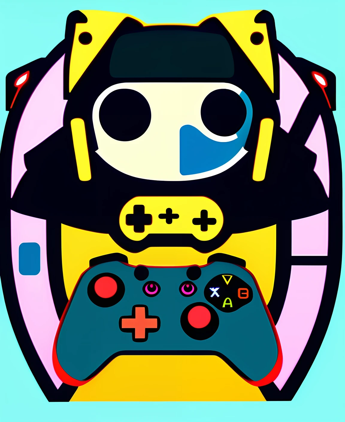 Logotipo gamer animado