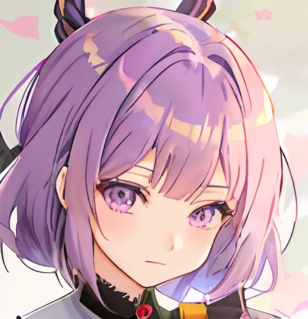 Anime girl with purple hair and black dress, Guviz, Ayaka Genshin impact, sakimi chan, Fine details. Girl front, neferpitou, anime visual of a cute girl, shikamimi, Kuvshinov Ilya, hajime yatate, portrait gapmoe yandere grimdark, from girls frontline,super high image quality,Lewd expression