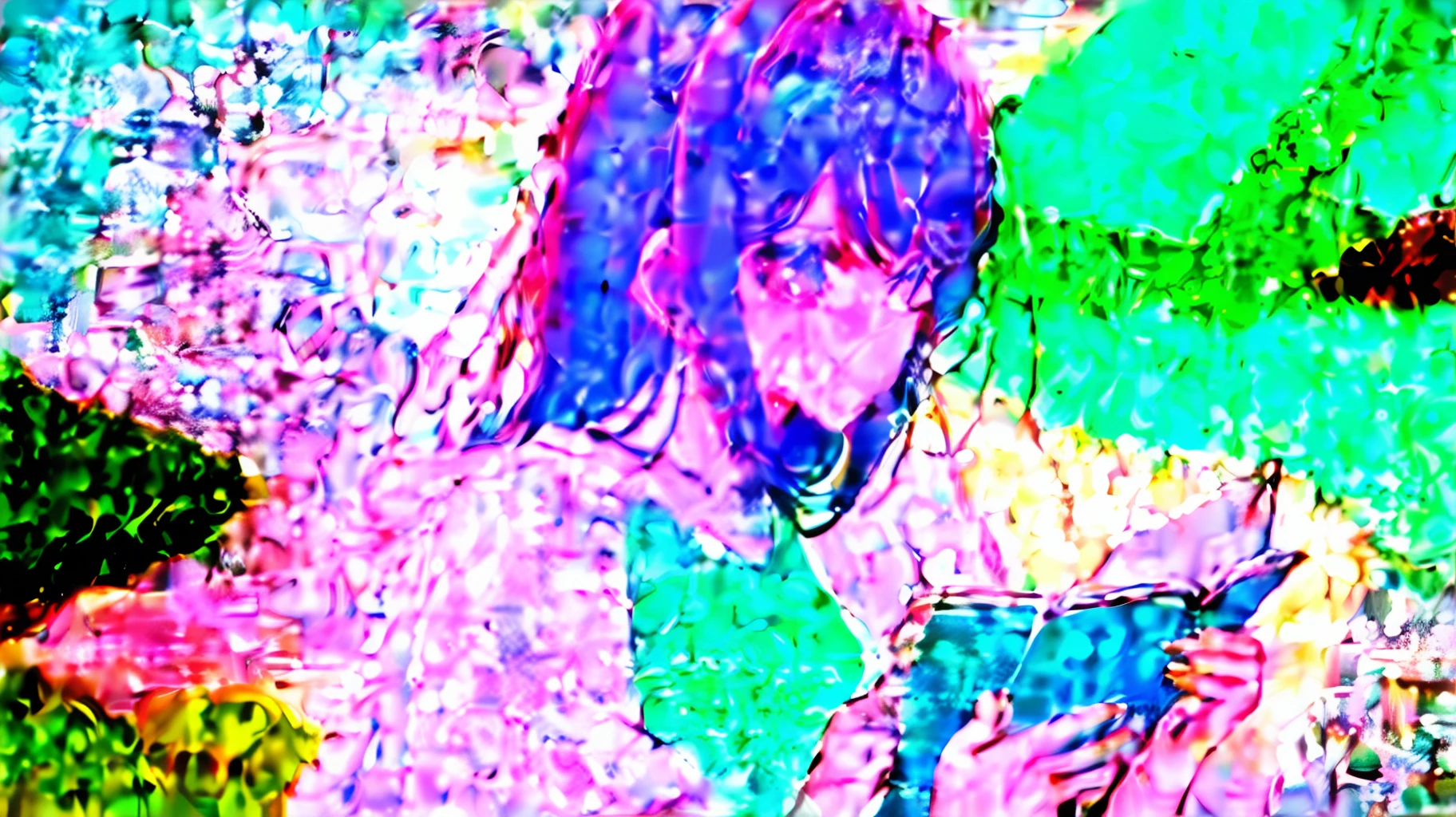 the original god,Keqing and sweet rain,8k,Reading a book on the beach in a swimsuit