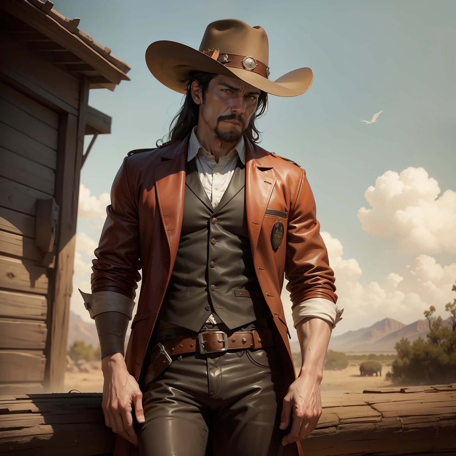 Arthur Perry an outlaw in the wild west