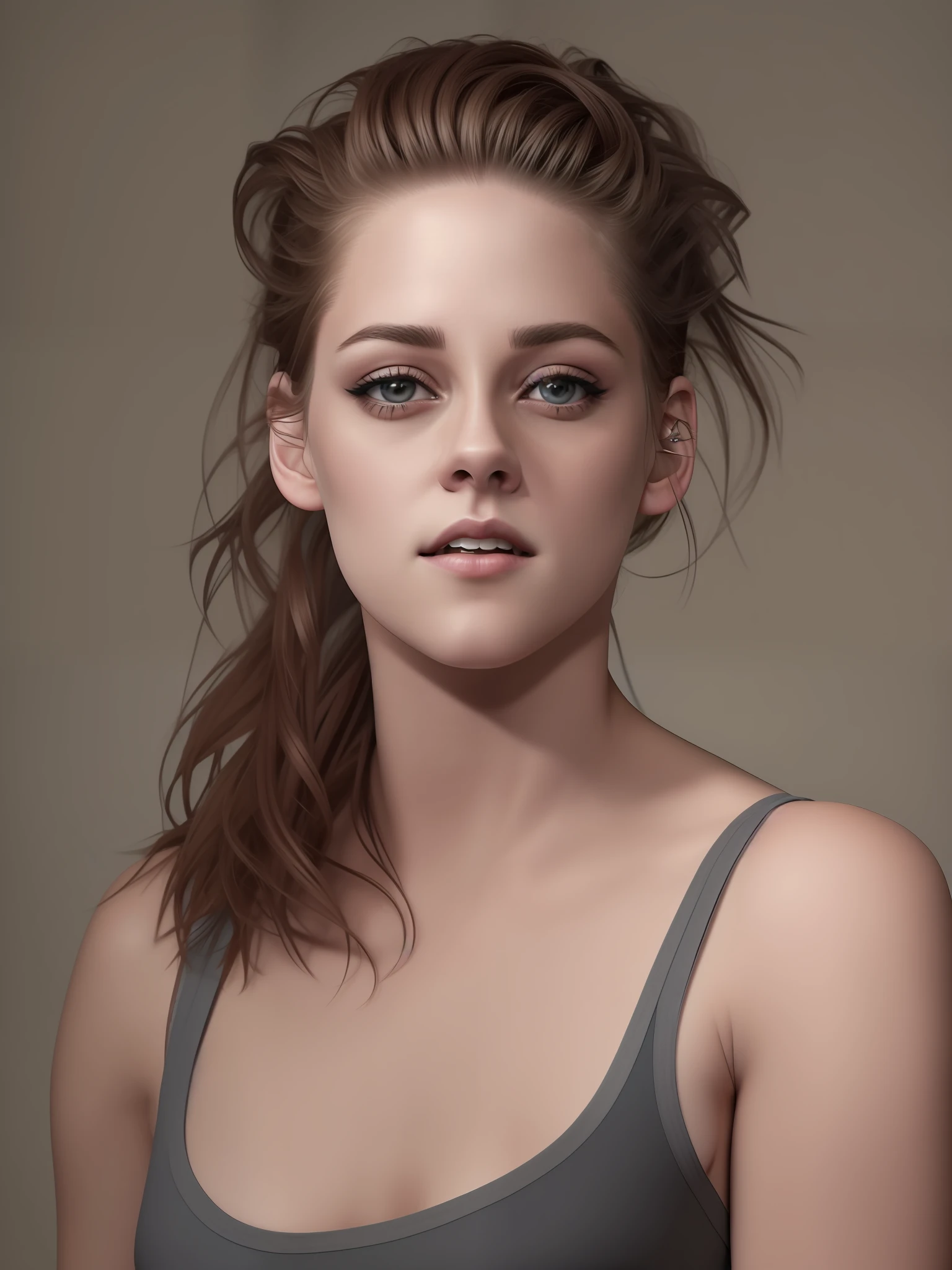 kristen stewart, ballett, Mittlerer Schuss, Meisterwerk, ultra-detailliert, ultra realistisch, full entire body, (((Foto, 8K))), ultrarealistisches Gesicht, cleavage