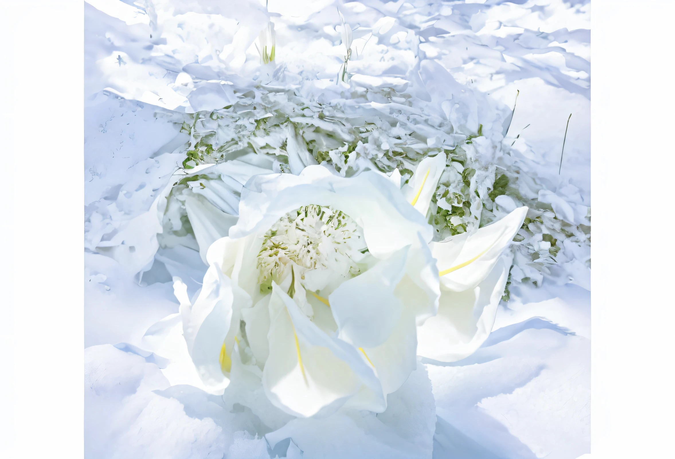 Snowdrop，white colors，