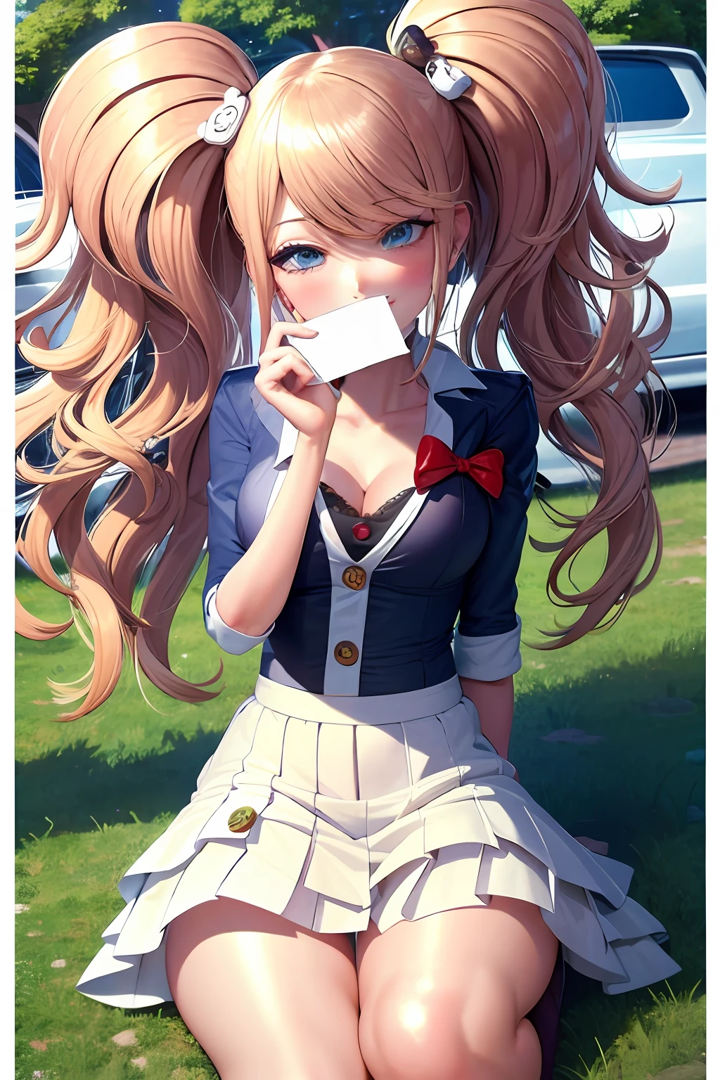 ultra-detailed, masterpiece, highest quality, love letter, pov,smile,blush