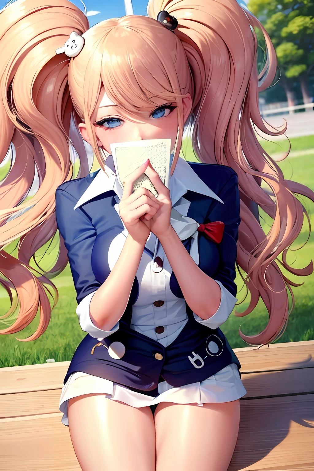 ultra-detailed, masterpiece, highest quality, love letter, pov,smile,blush