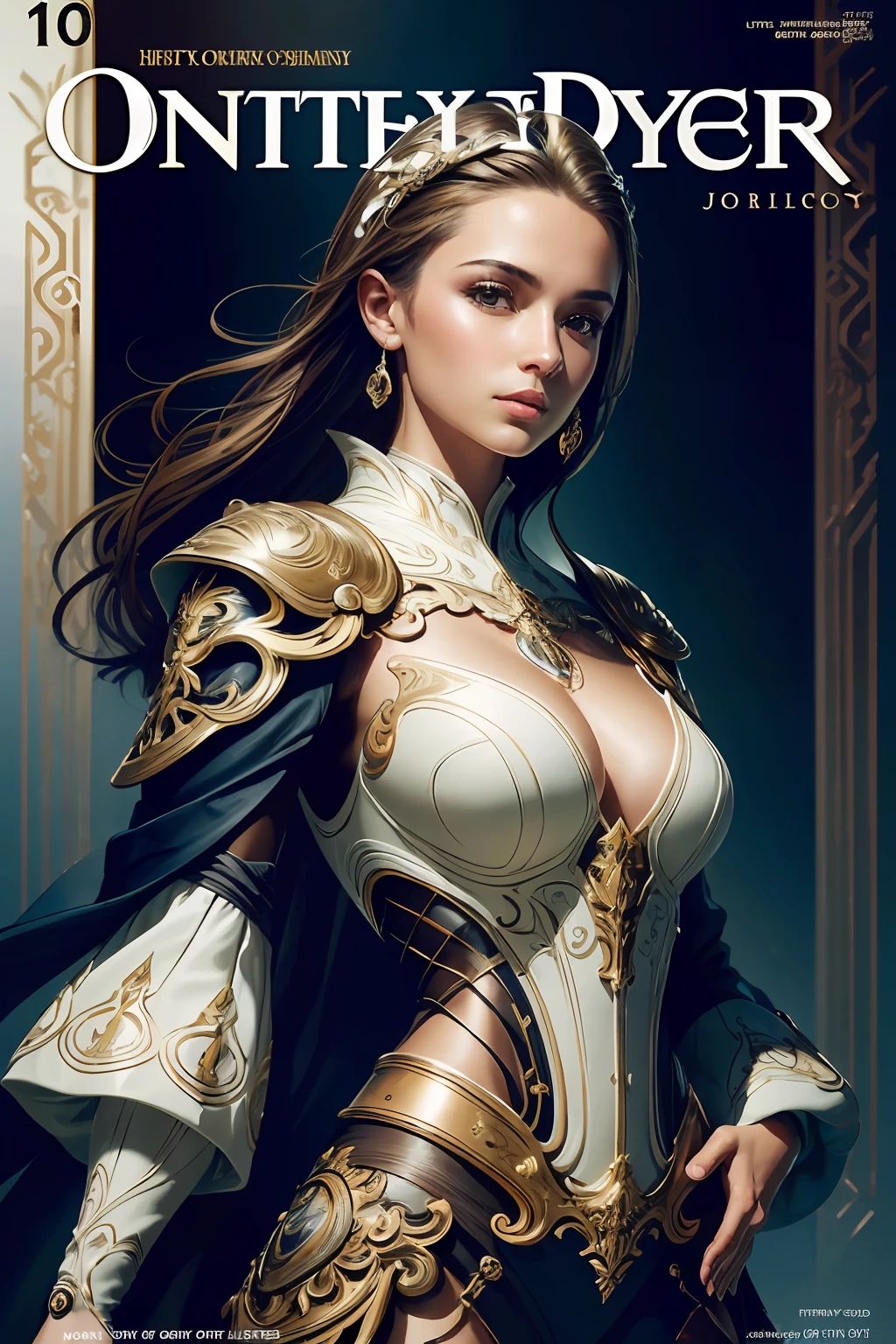 (best quality), (ultra detailed), (masterpiece), organic cyborg, white plastic, diffuse lighting, fantasy, intricate, elegant, highly detailed, lifelike, photorealistic, digital painting, artstation, illustration, concept art, smooth, sharp focus, extremely detailed magazine cover-style digital painting, (magazine cover-style illustration of a fashionable woman in a vibrant outfit), abs, adding a touch of fantasy to the scene, the text on the cover should be bold and attention-grabbing, with the title of the magazine and a catchy headline, the overall style should be modern and trendy, with a focus on fashion and fantasy, helvetica-bold,
art by alejandro jodorowsky,
(photographed on a Sony a9 II, 100mm lens, F/2.8 aperture),
rim lighting, two tone lighting, dimly lit, low key, portrait of a award winning photo of posing in a dark studio,