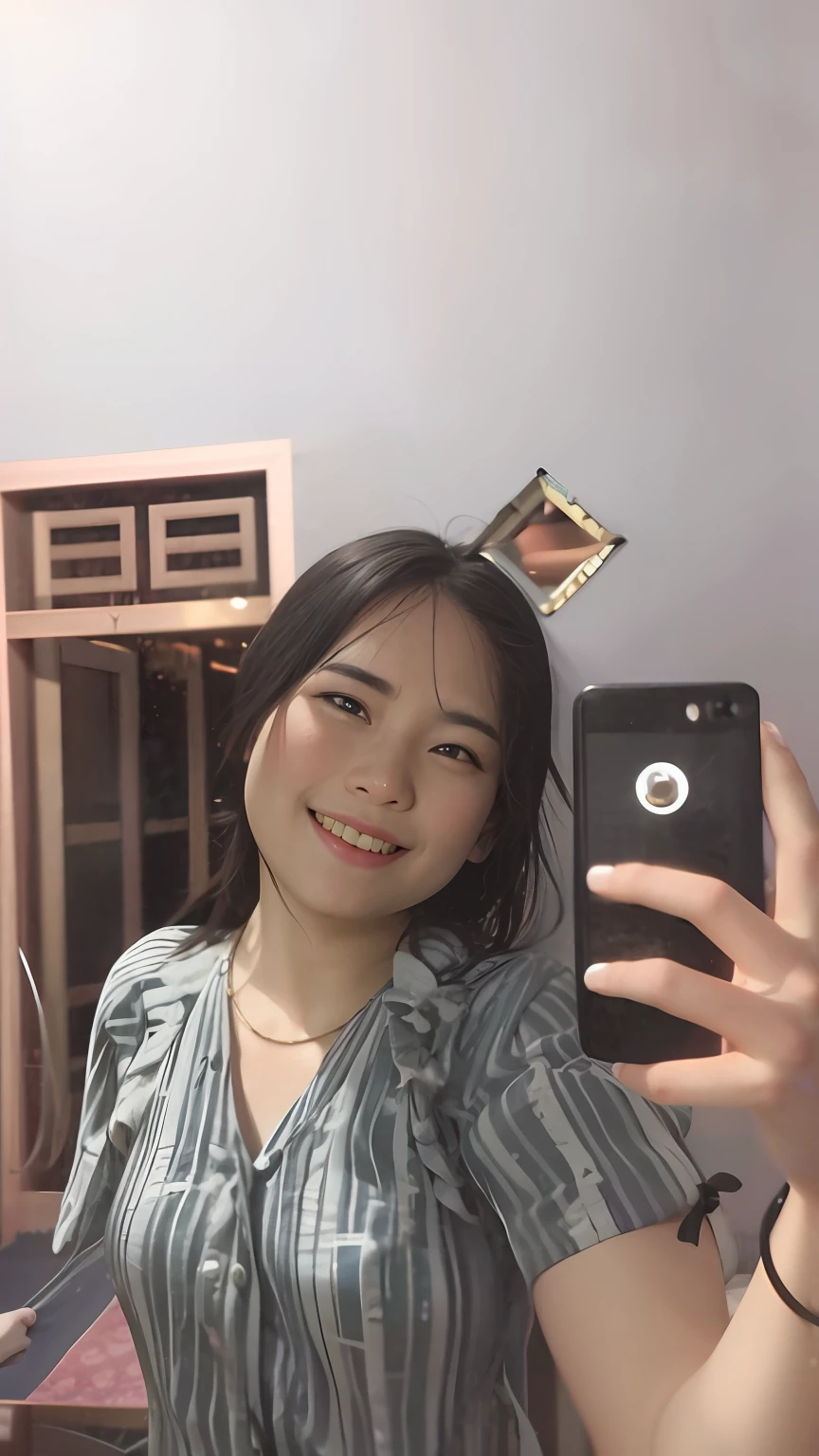 there is a woman taking a selfie in a mirror, selfie, selfie photo, picture, 19 years woman, dang my linh, foto, selfie!!!!!, a picture, leaked photo, pov photo,beautuful,ultra high skin.