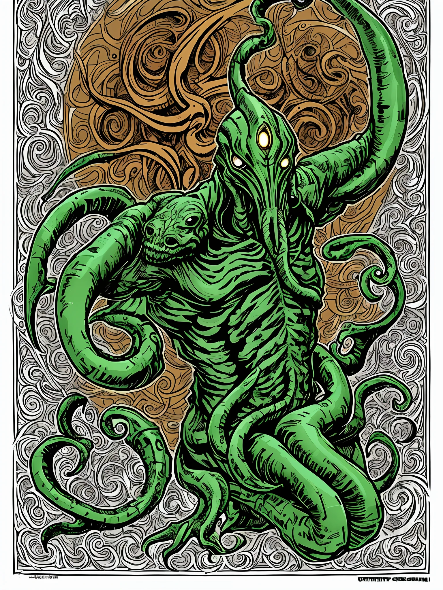 Cthulhu style Ultraman