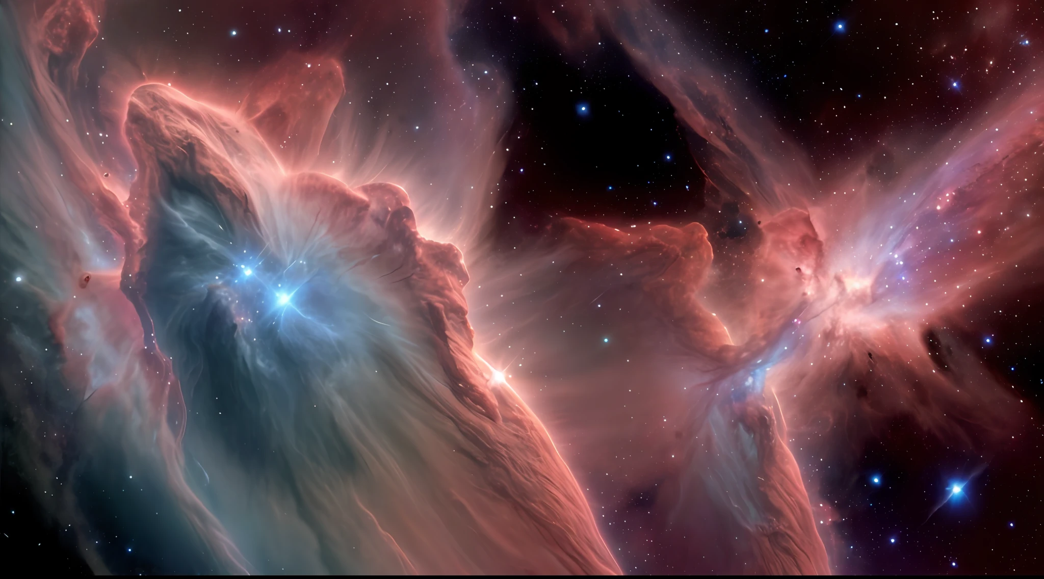 photo of a nebula from space, close up, high detail, 8k, photorealistic