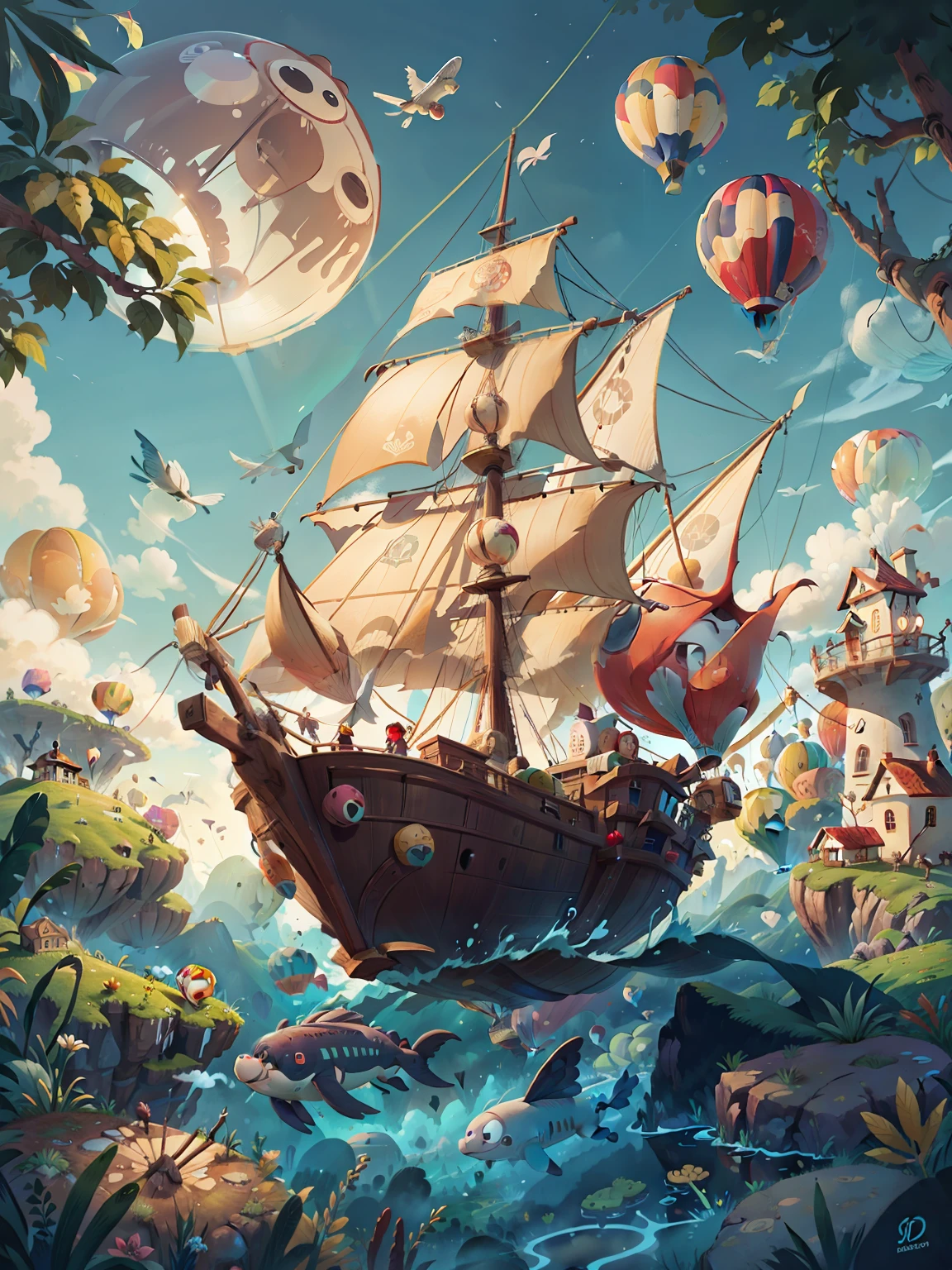 hot air balloon