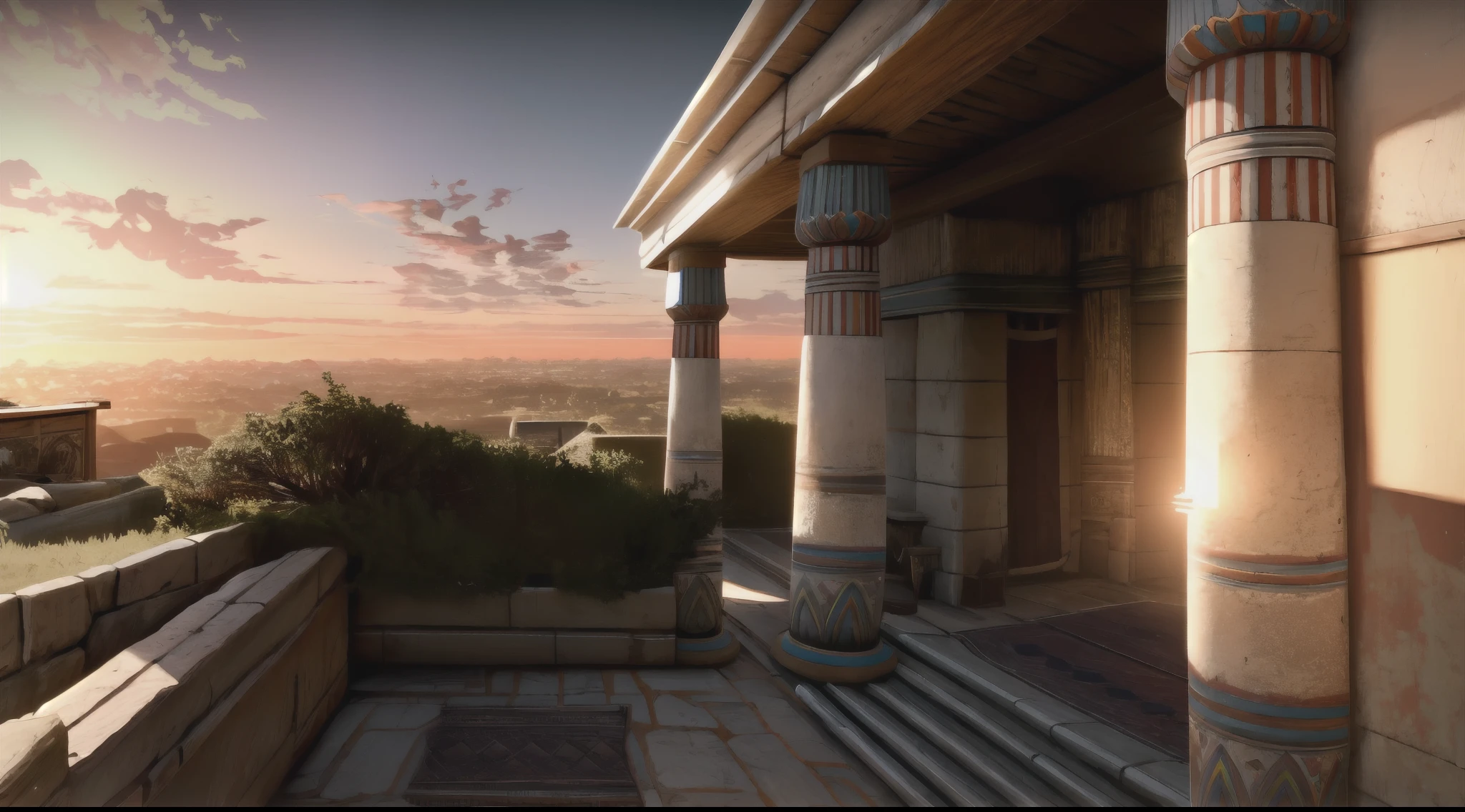 highres, imagination, (realistic), clear skies, volumetric clouds, dynamic ilumination, composition, sunset, (hdr:1.5), outdoors, intricate details,