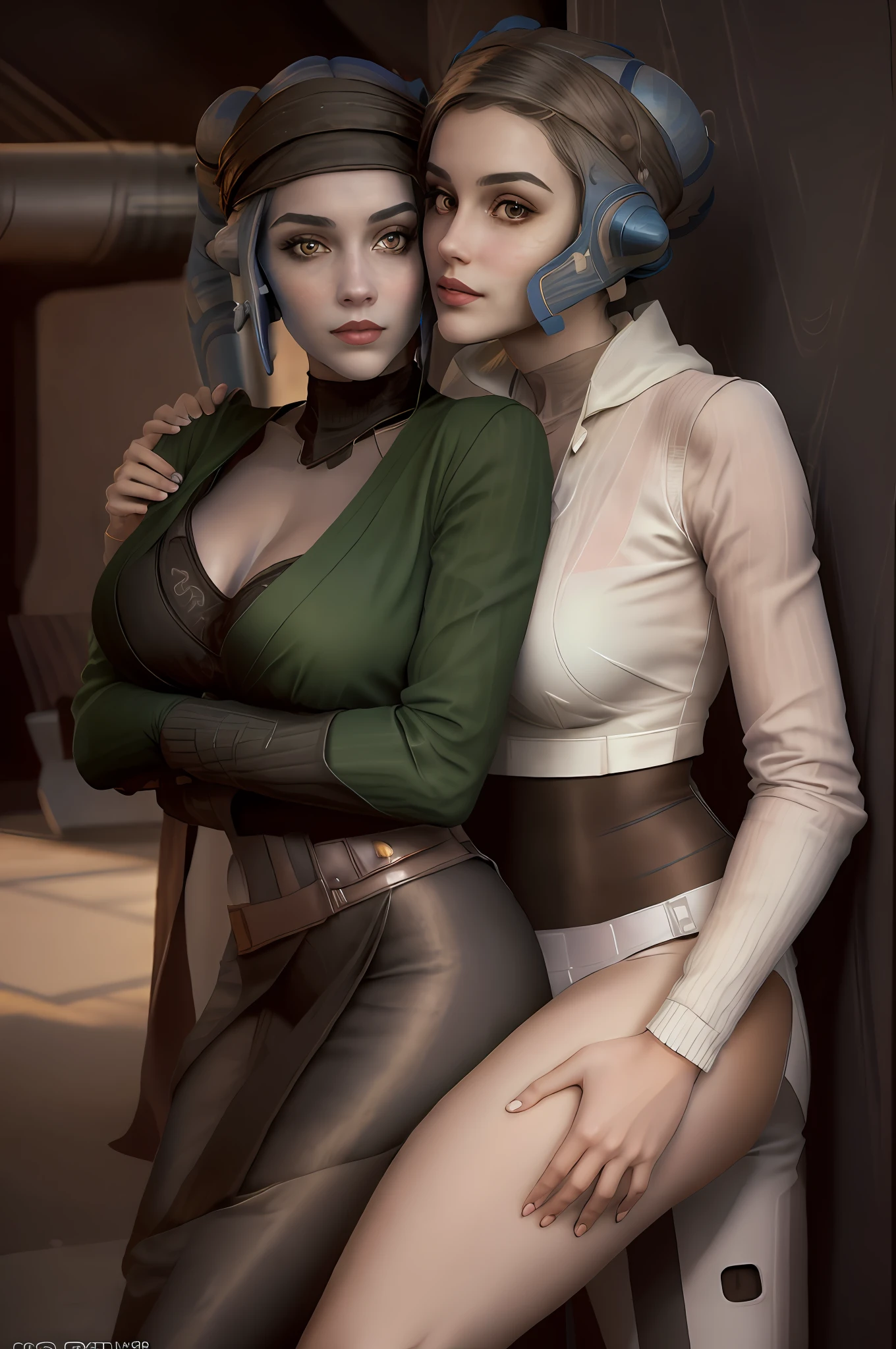 16 year old, she is wet , she’s wearing a vibrator in her crotch, very detailed eyes, very detailed face, very beautiful woman, best quality, super detailed (photorealistic), big, very delicate and beautiful legs, black naughty underwear, show full body, twi'lek, naughty smile, star wars ship, remove headband, make younger, bathrobe, sexy pose, sexy eyes, sexy smille, comfortable pose, red color skin, green color eyes, blush face, wear white pants, wear white bra, Very detailed eyes, very detailed face, very beautiful woman, best quality, super detailed (photorealistic), big, very delicate and beautiful legs, black naughty underwear, show full body, twi'lek, naughty smile, star wars, remove headband, make younger, sexy pose, sexy eyes, sexy smille, comfortable pose, red color skin, green color eyes, blush face, wear white pants, wear white bra, wear black open jacket, walking city, Make love kissing On knees, twi'lek, spread legs, almost lay, realistic, photorealistic