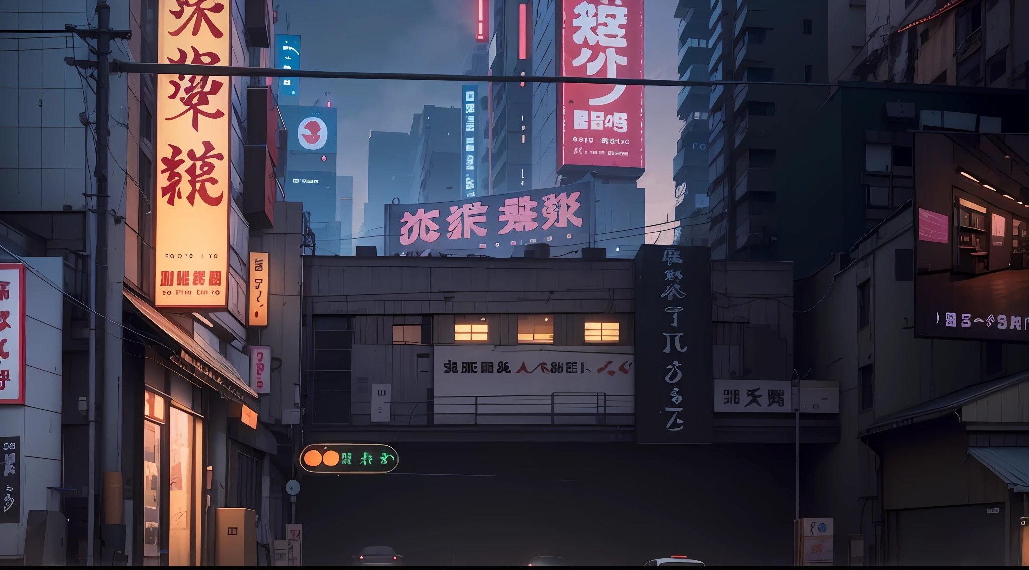 Underground passages,There are neon billboards on the roof,There is a steel frame,Tokyo at night,Neon signs,advertising billboard,Japanese animation style,Anime keyframes,lofi aesthetics,animated movie scene,Animated movie background,toyko,Japanese animation style,animation style render,tmasterpiece,best qualtiy,(Very detailed wallpaper of G6unty 8K)(HighestQuali),(Most Best Illustration),(Best shadow),(cinmatic lighting)3,detailed anime style illustration,