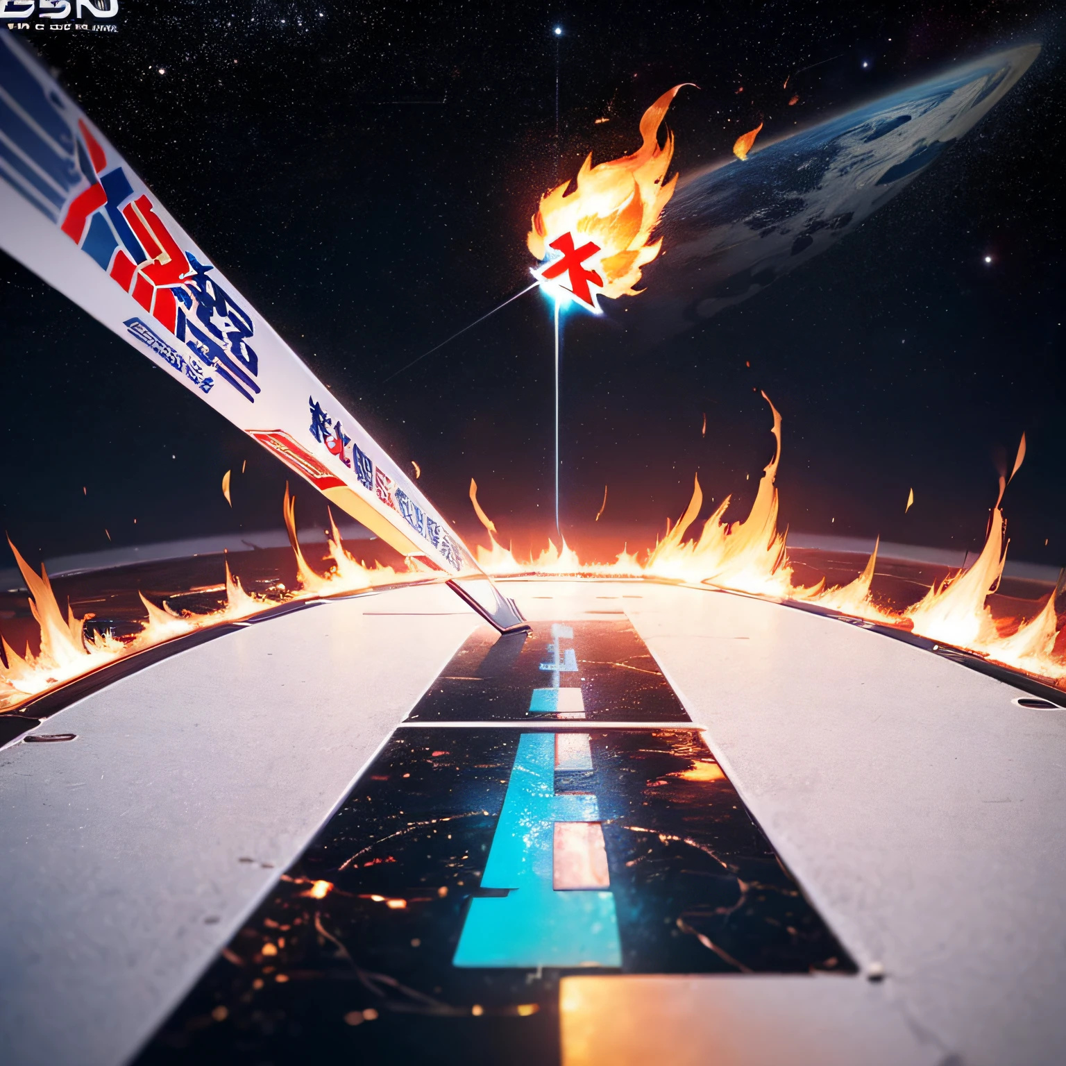The letter X floating in space、A logo、(One side is thinner:1.2)、(The other is thicker:2)、The letter X made up of two lines、1 text、X、X letter、A logo、The letter X surrounded by red flames and blue flames