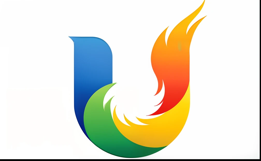 The U sign shows a colorful bird, Elegant engine, hyper HD, logo without text, Show on the, quetzal, UPA style, u trending on art station, logo, logo, Unreal in ngine 5, author:Li Di, Sports logo, uttarakhand, unused design, user, artwork of a phoenix, Corporate logo, Twitter, unreal enging