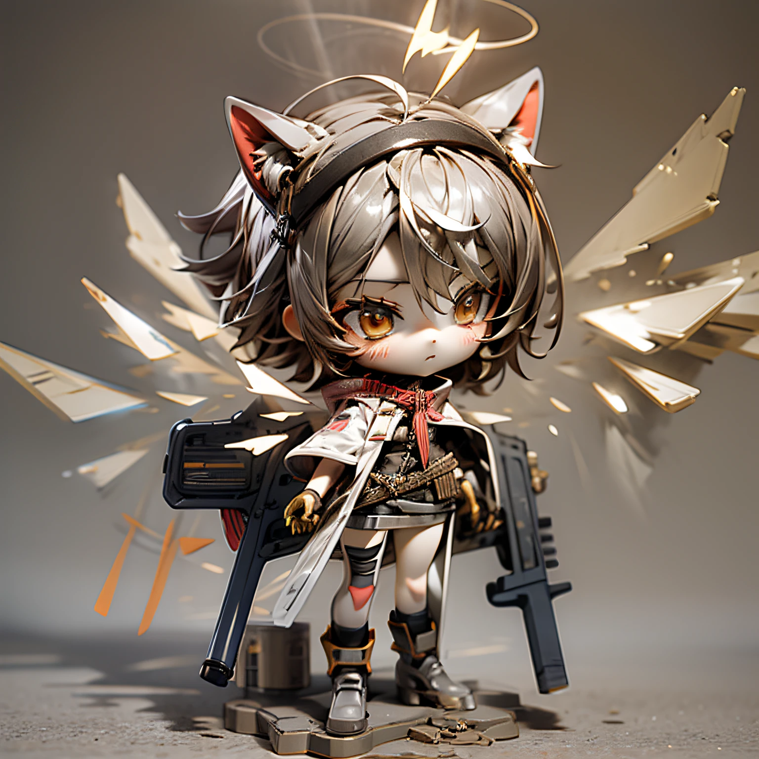 blink, chibi, Complete broker, Mega Mini, The body is steel........................................, Metal., The legs are steel........................................, Metal., My favorite cat ears, The wings are steel........................................, Metal., The gun is metal steel.........................................