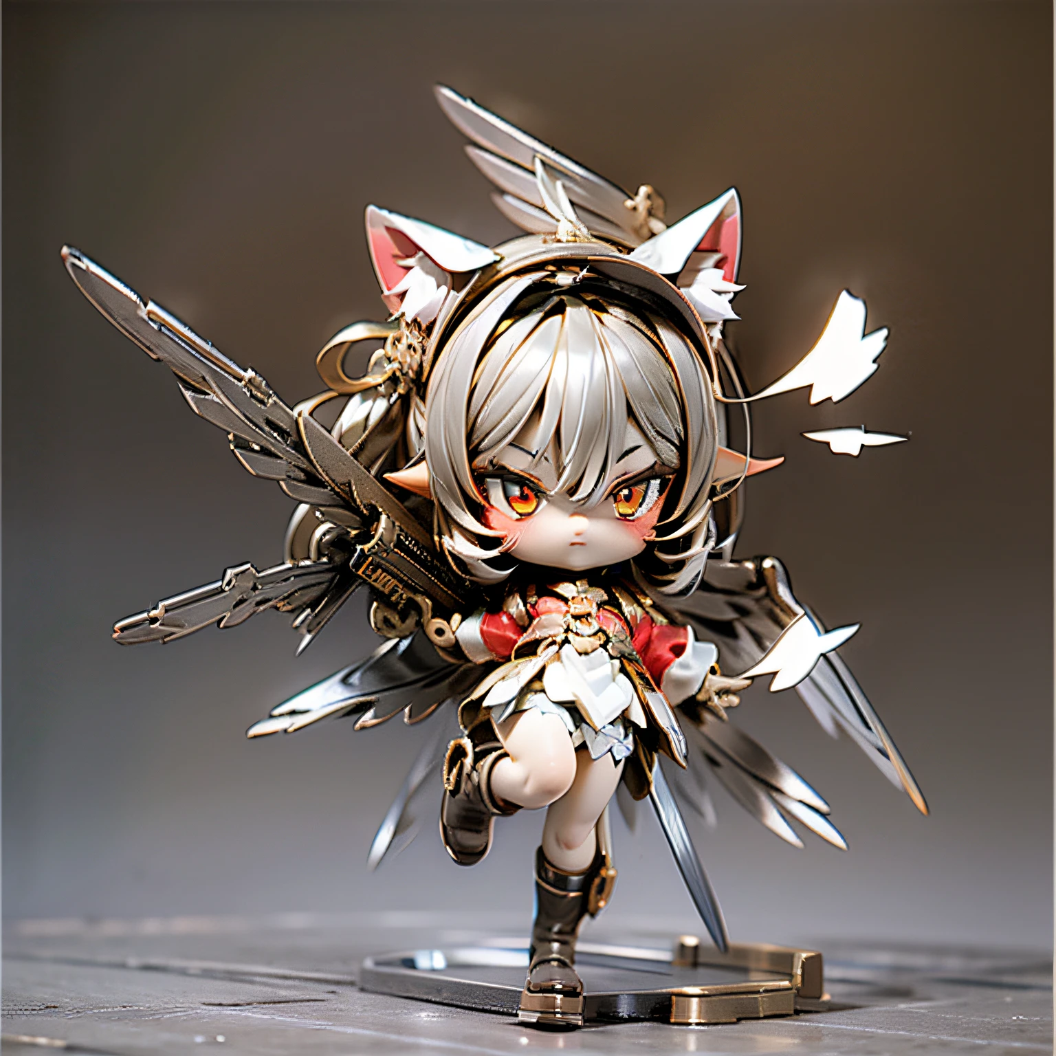 blink, chibi, Complete broker, Mega Mini, The body is steel........................................., Metal., The legs are steel........................................., Metal., My favorite cat ears, The wings are steel........................................., Metal., The gun is metal steel..........................................