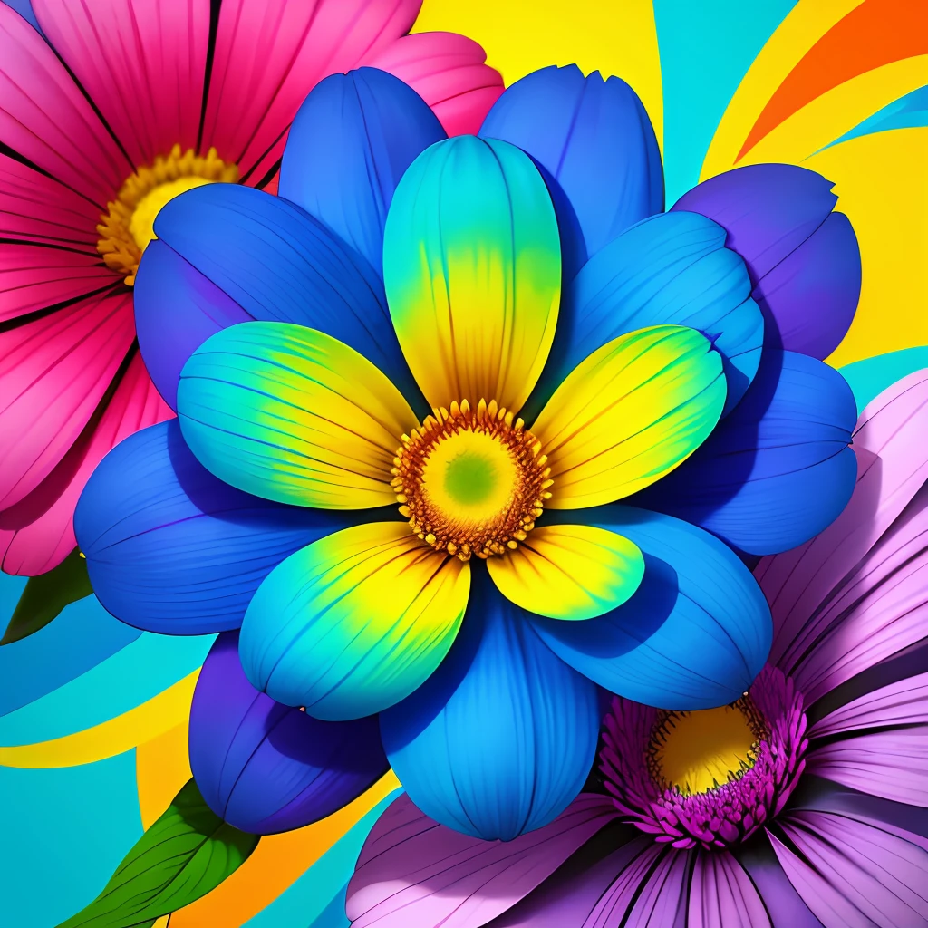 colorful flower