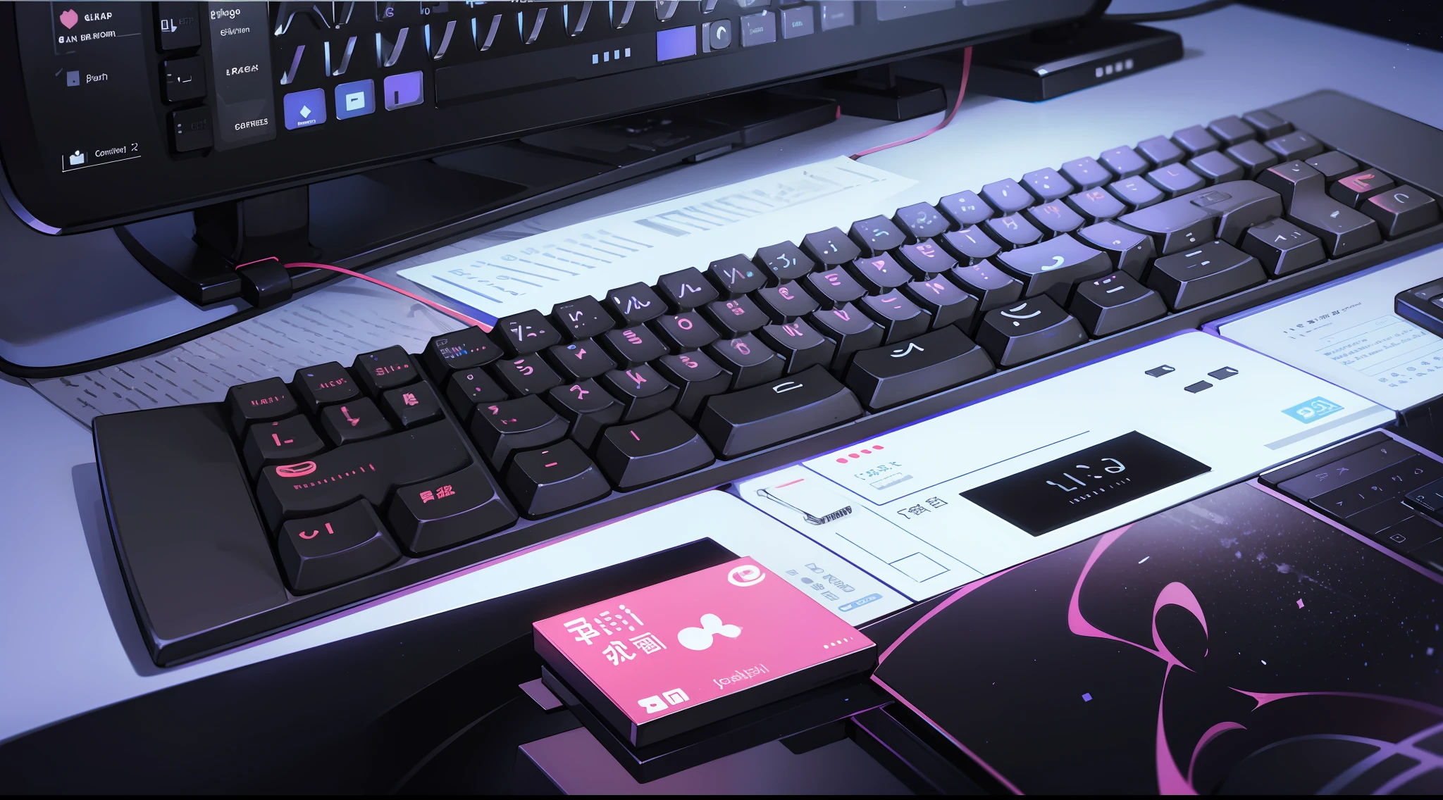 keyboards,mano,Tap on the keyboard,Computer screen