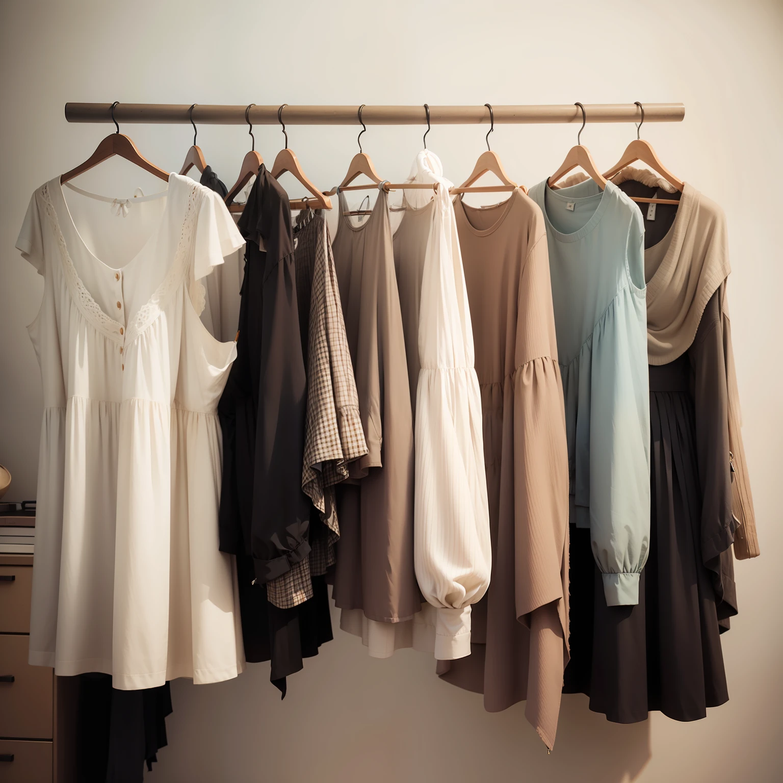 Home-inspired women's clothing，naturey，Still life diagram