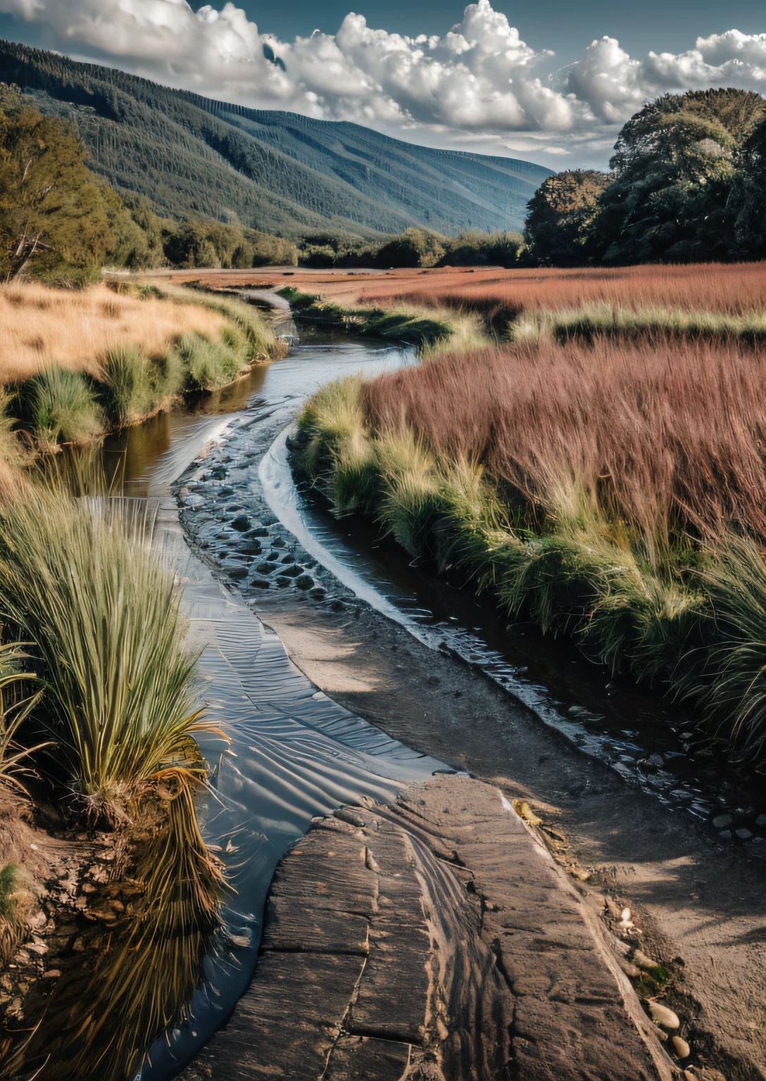 RAW photo of a landscape, small details, photorealistic, ultra-realistic photo, 8k uhd, dslr, soft lighting, high quality, film grain, Fujifilm XT3, (masterpiece)