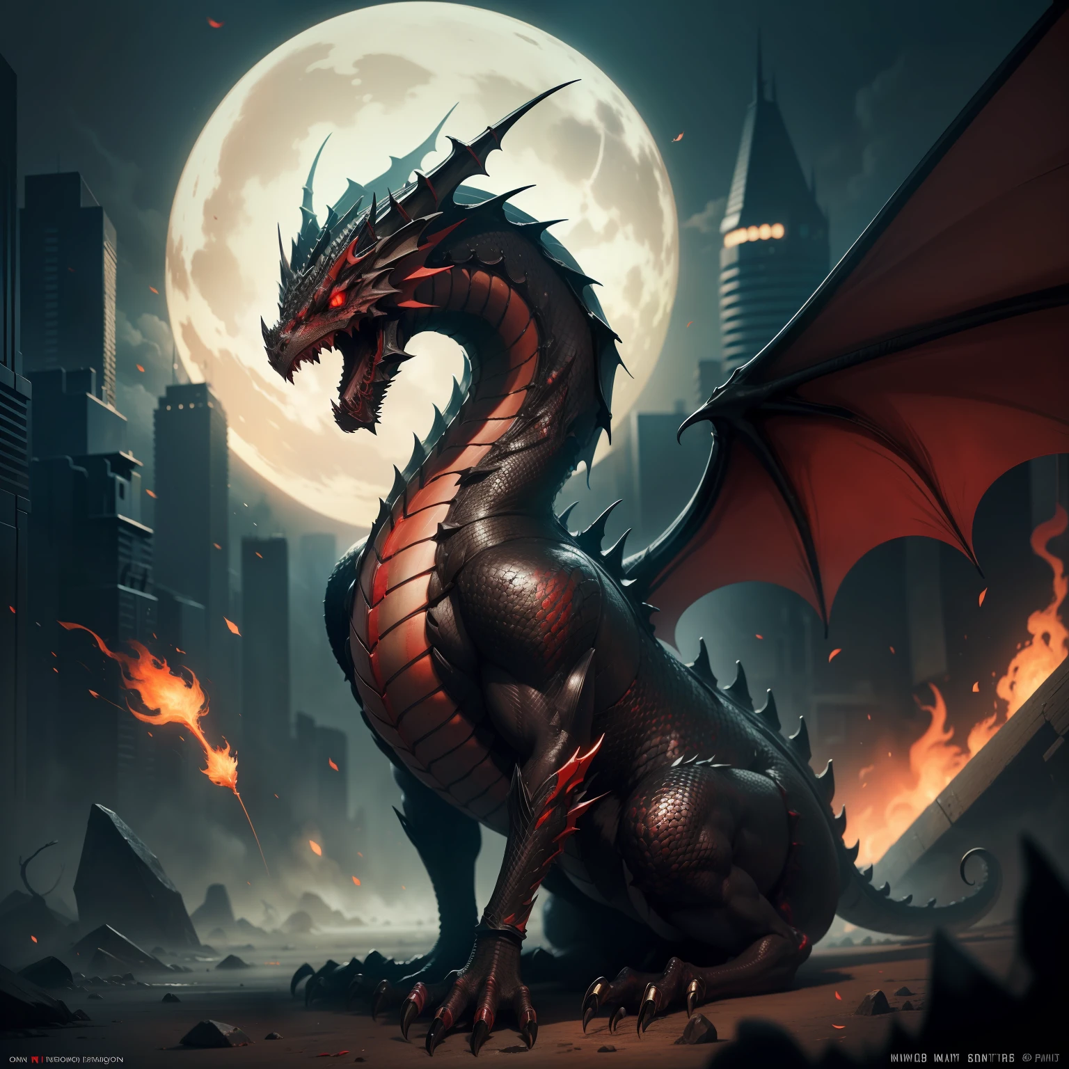 Red eyes black dragon