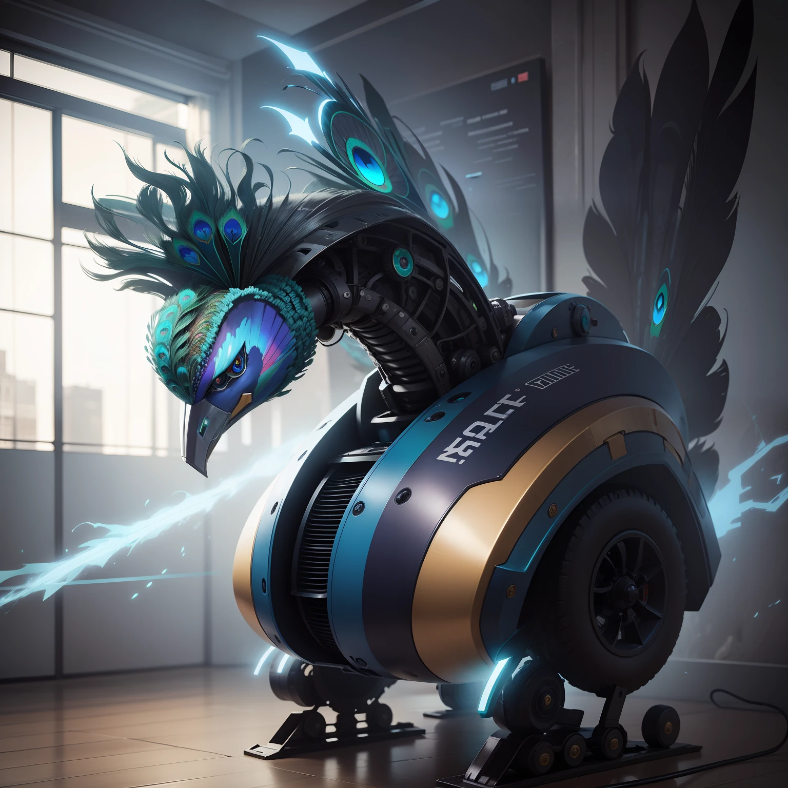 Peacock Transform Robot