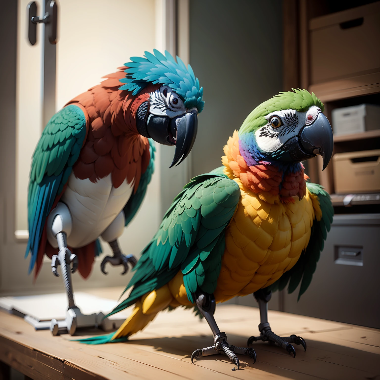 Robot Transform Parrot