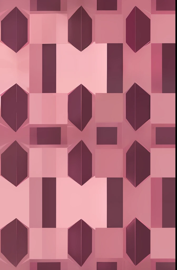 pattern of squares in symmetrical shades of pink, espelho