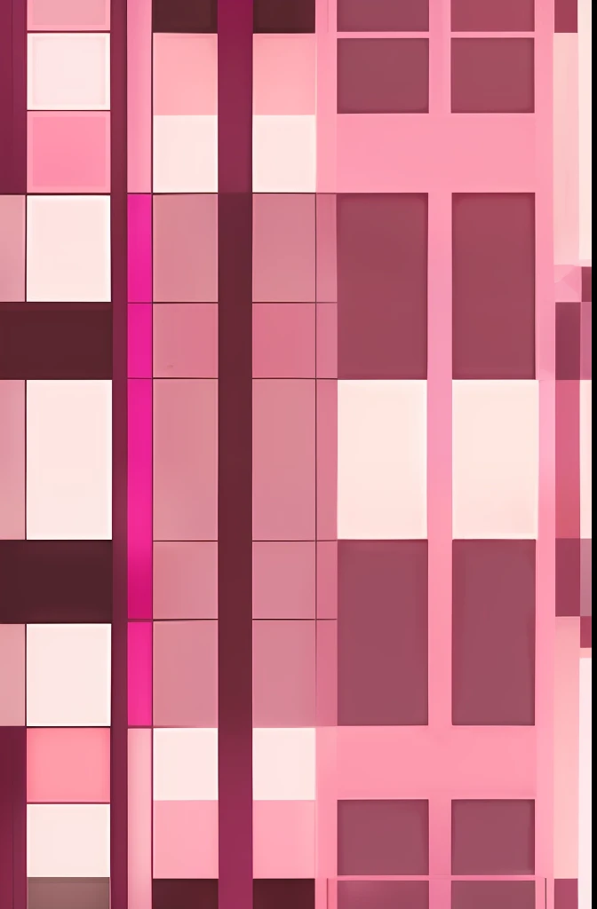 pattern of squares in symmetrical shades of pink, espelho
