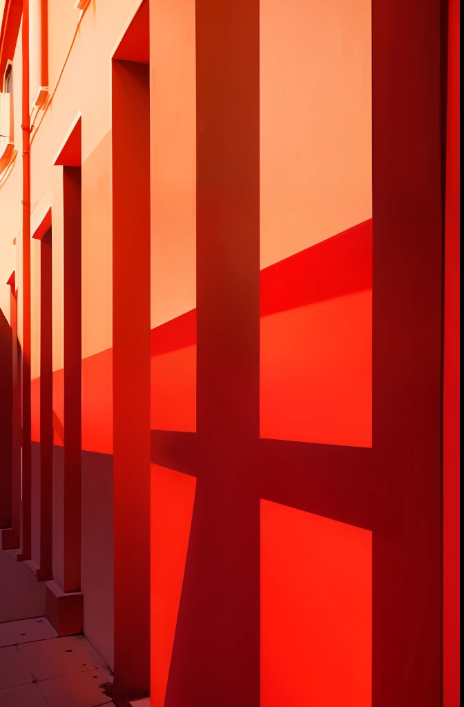 pattern of squares in shades of red, simetrico, espelho