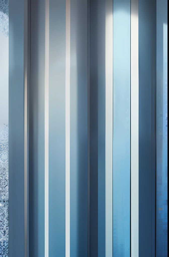 pattern of squares in shades of blue, simetricos, espelho fundo preto